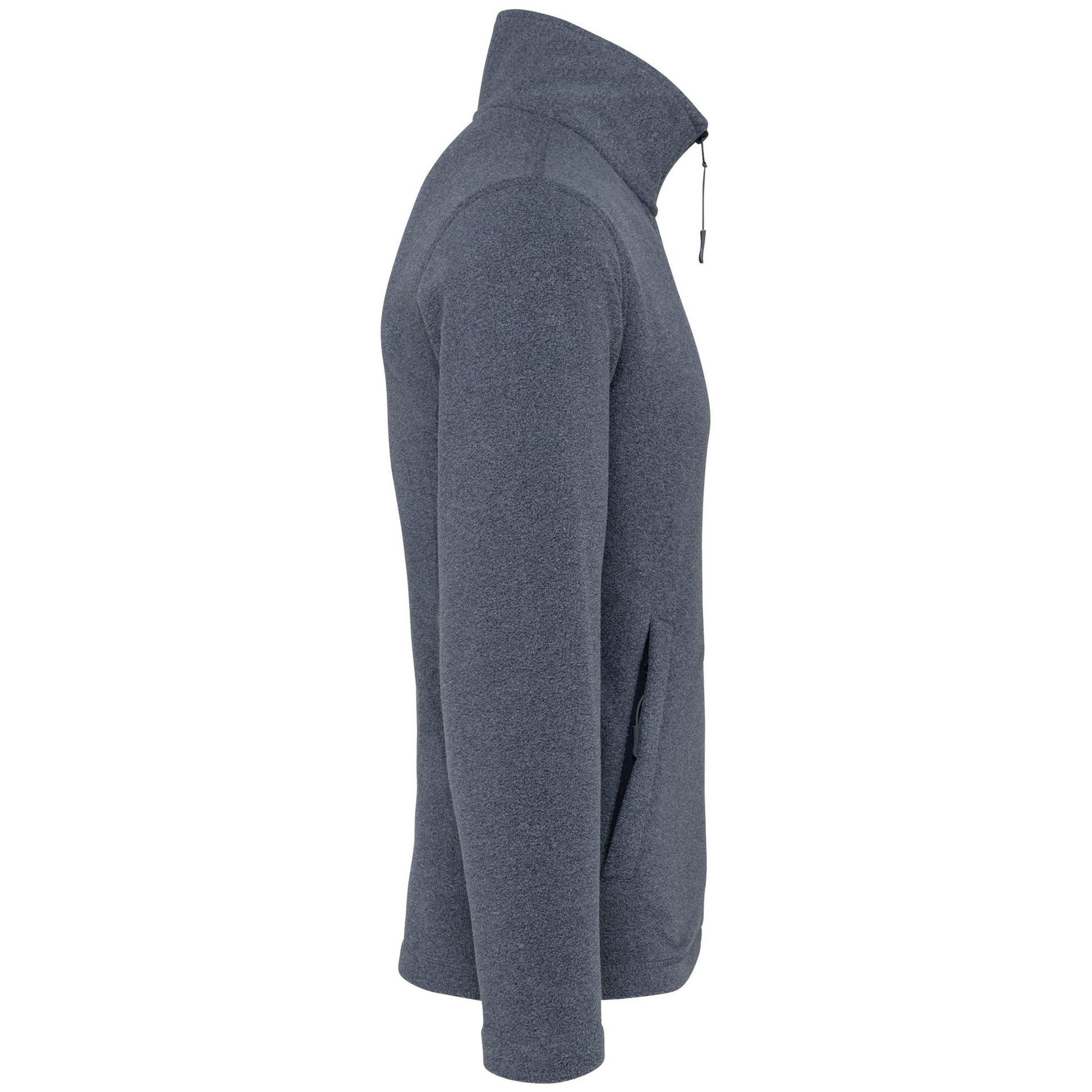 Microfleece met rits heren