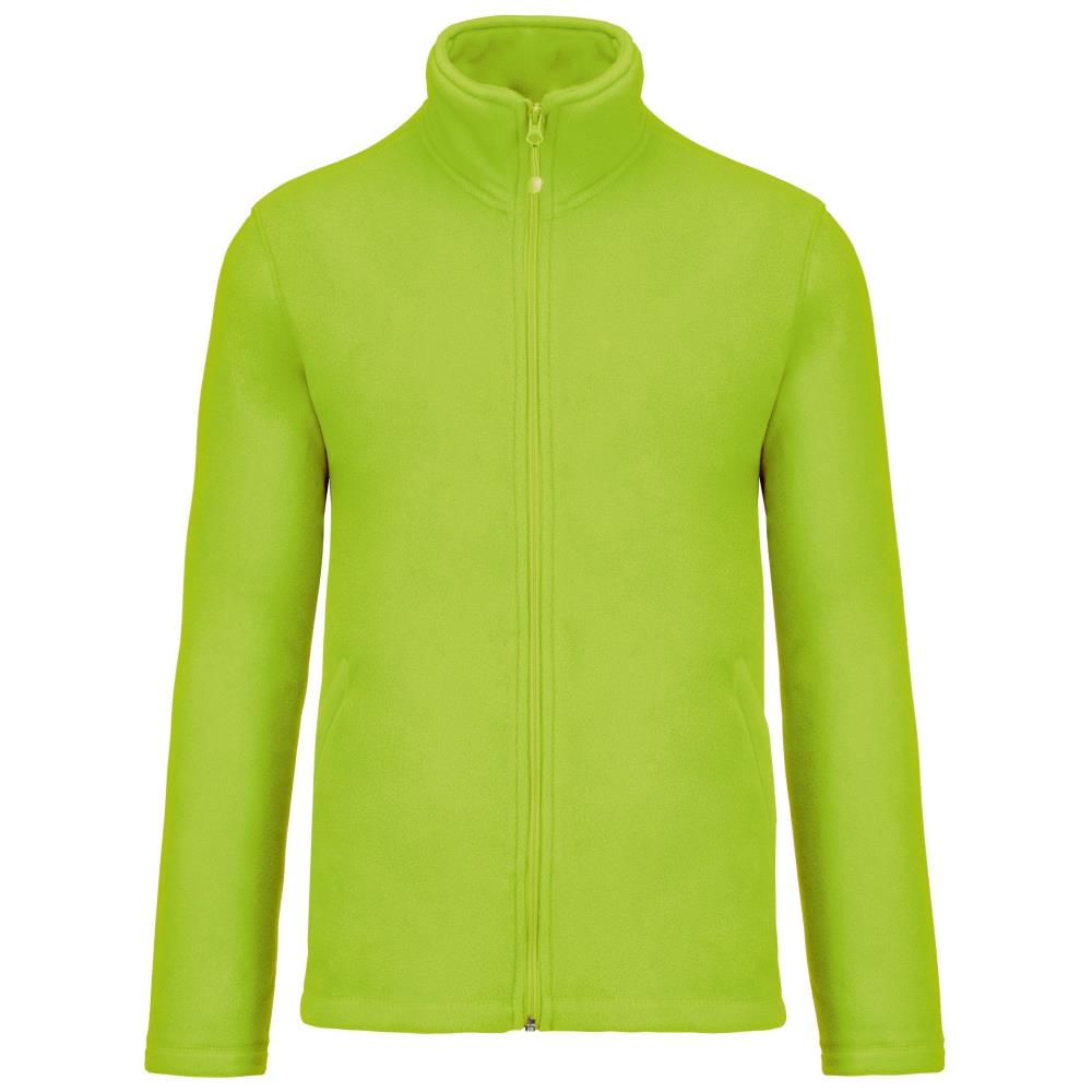 Microfleece met rits heren