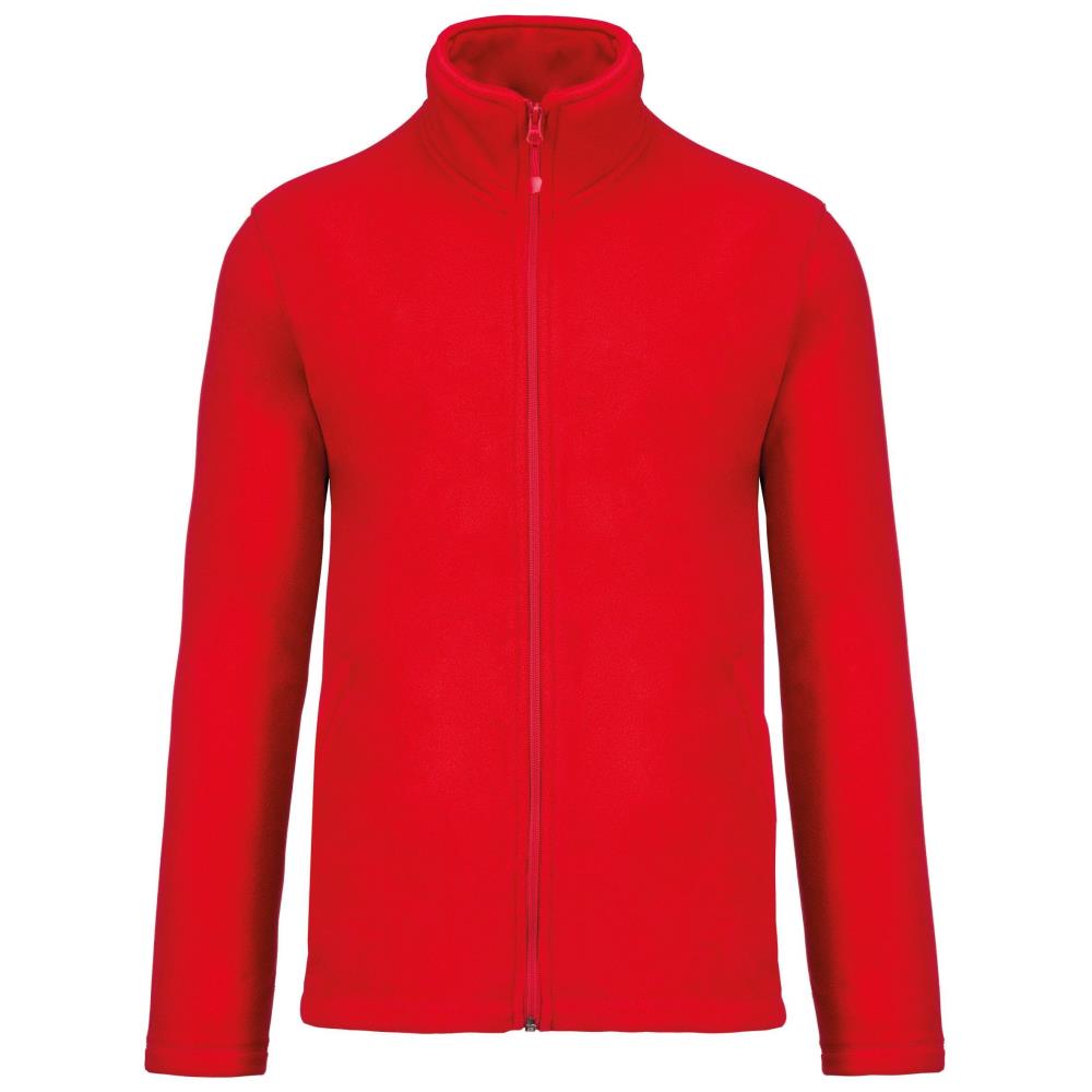 Microfleece met rits heren