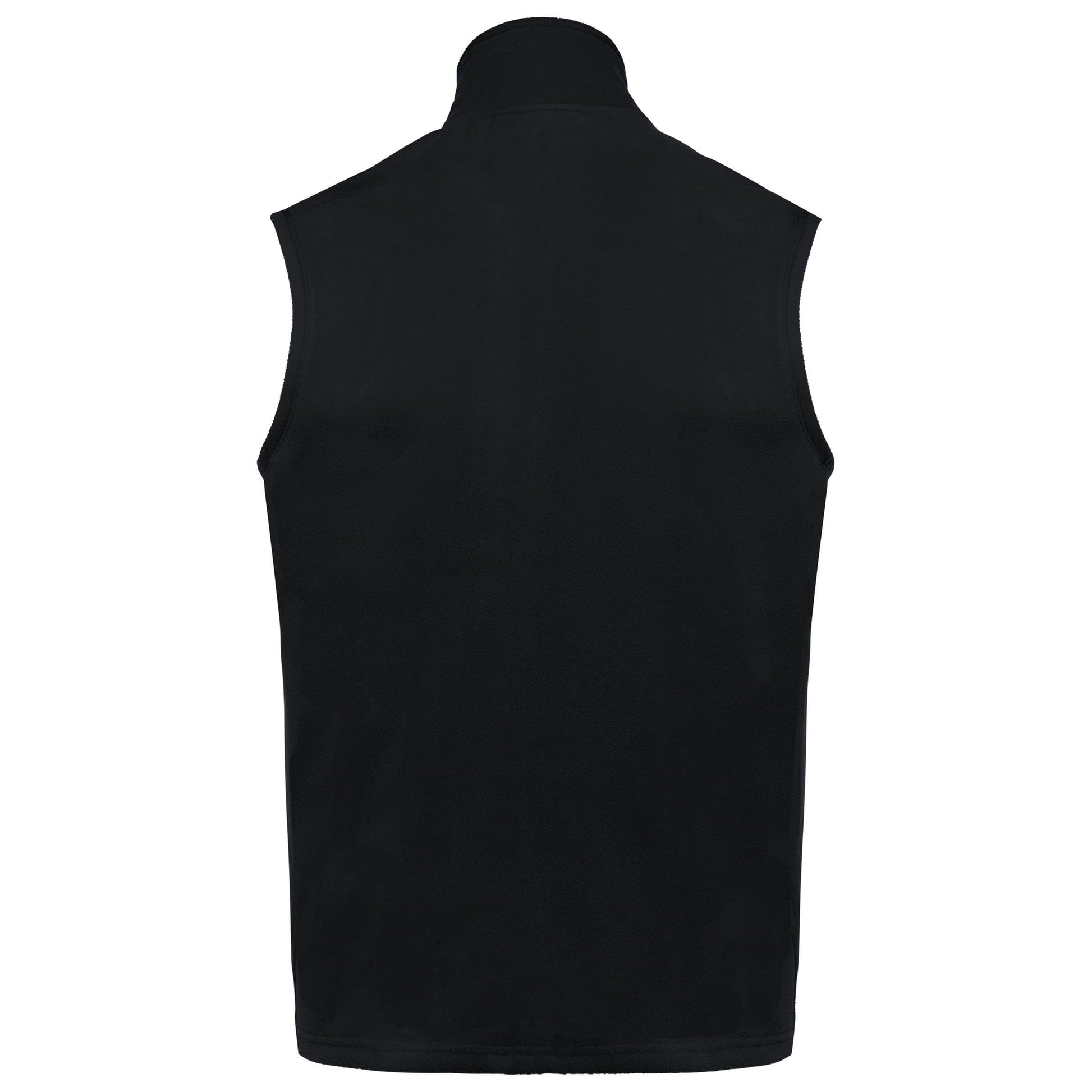 Ecologische uniseks bodywarmer van microfleece