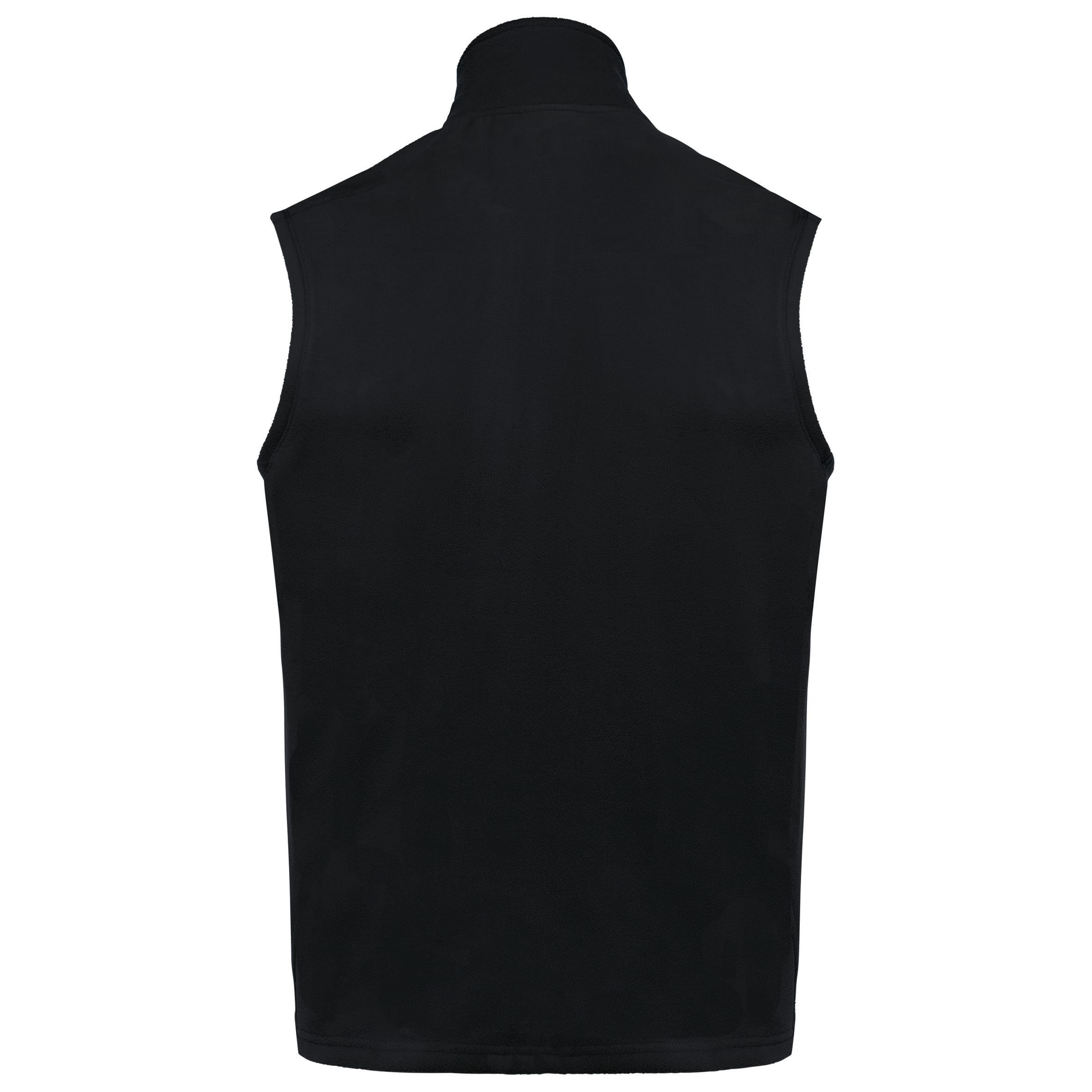 Ecologische uniseks bodywarmer van microfleece