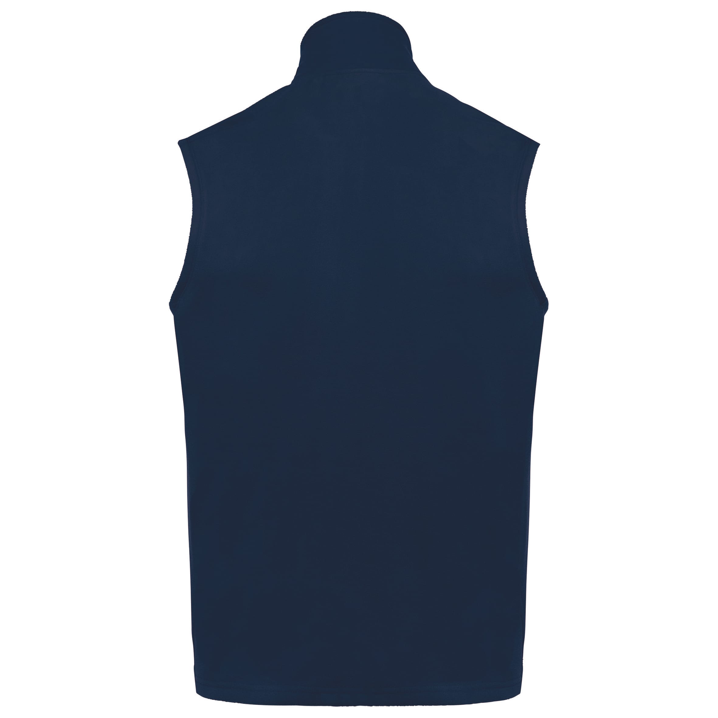 Ecologische uniseks bodywarmer van microfleece