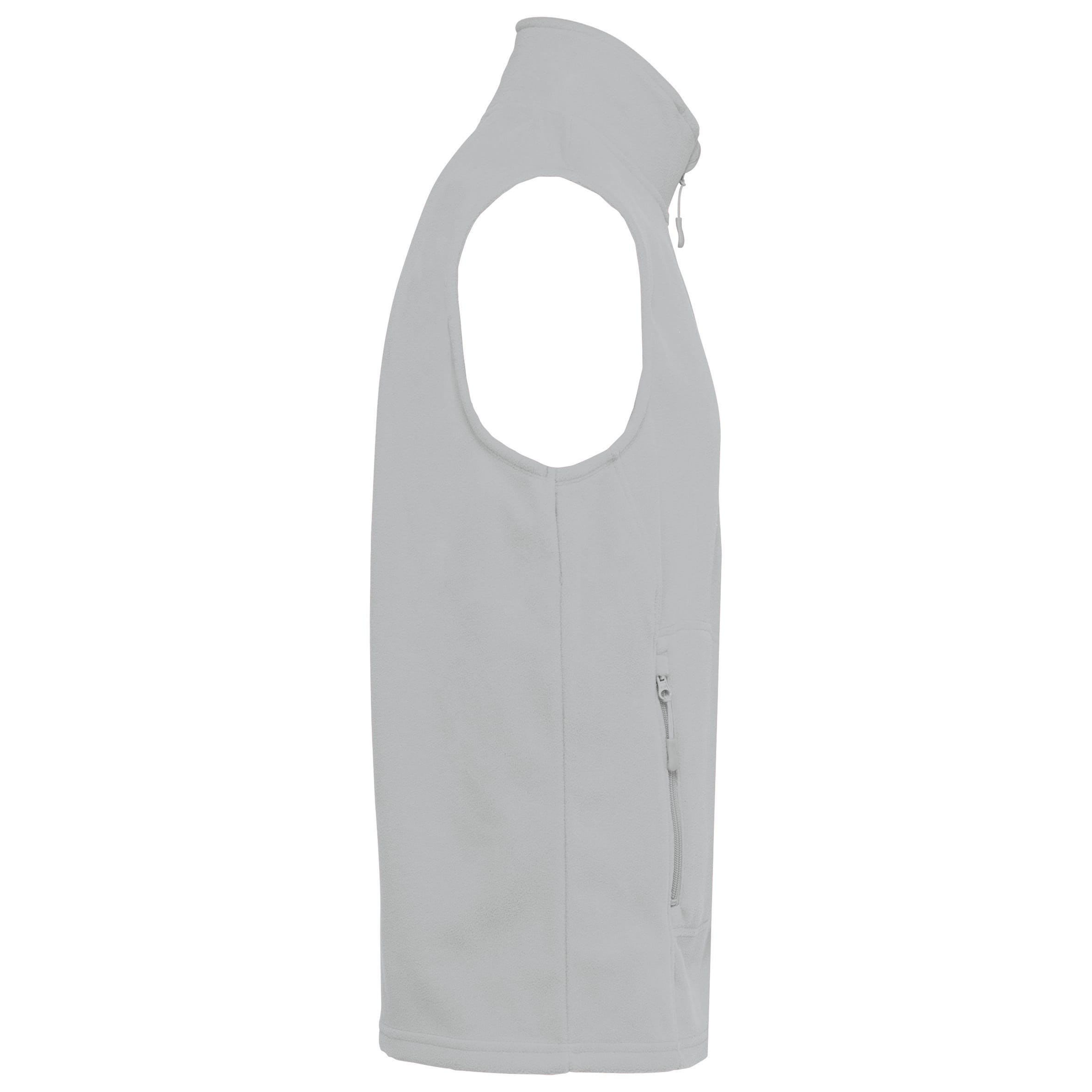 Ecologische uniseks bodywarmer van microfleece