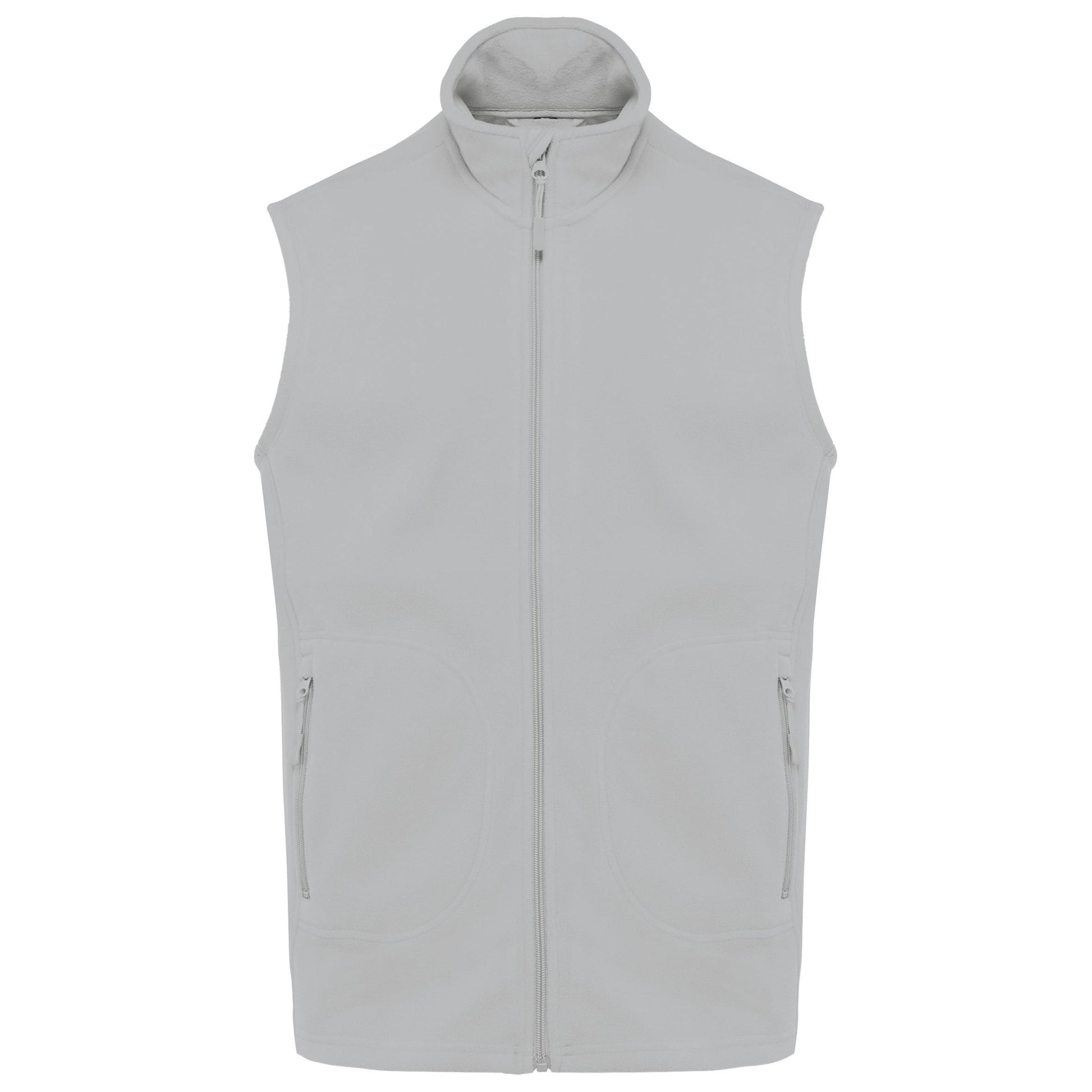 Ecologische uniseks bodywarmer van microfleece