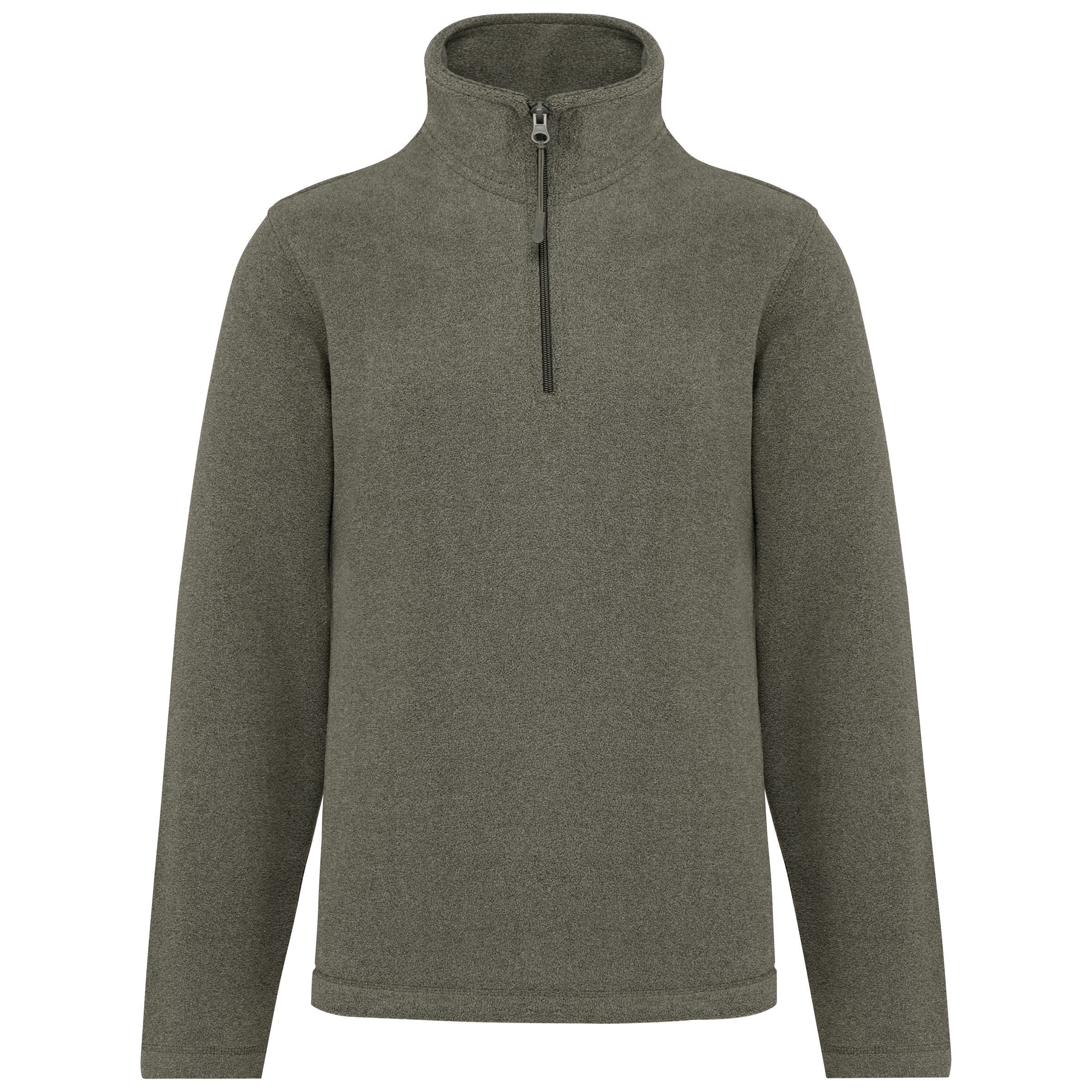Enzo - Fleece met ritskraag