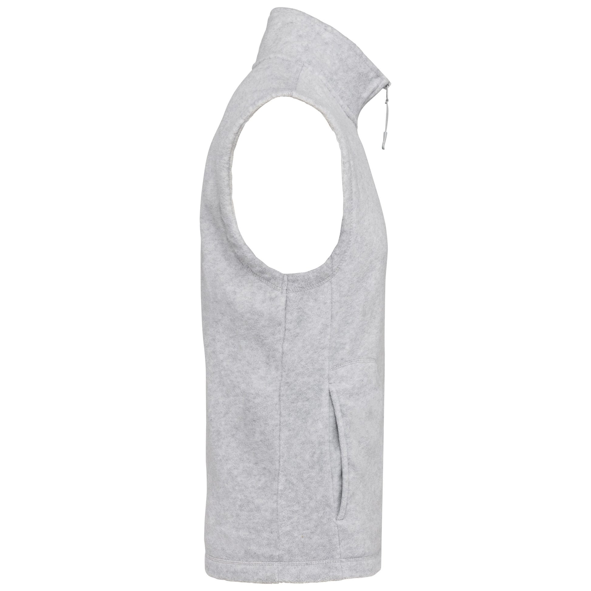 Bodywarmer van microfleece heren