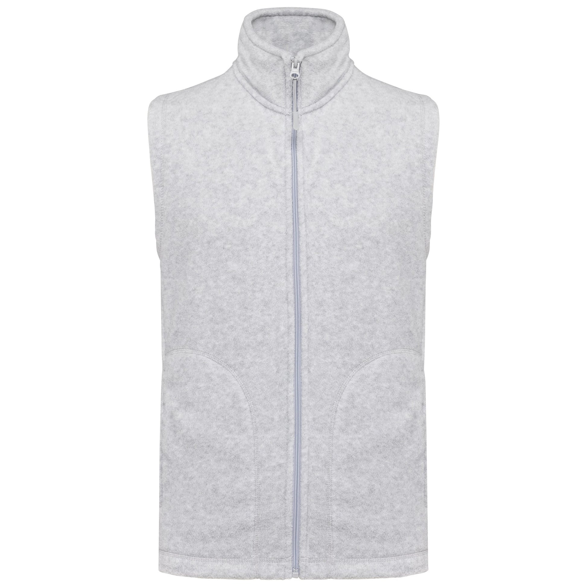 Bodywarmer van microfleece heren