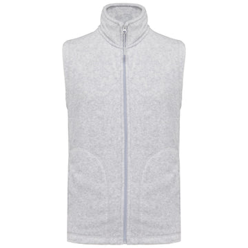 Bodywarmer van microfleece heren