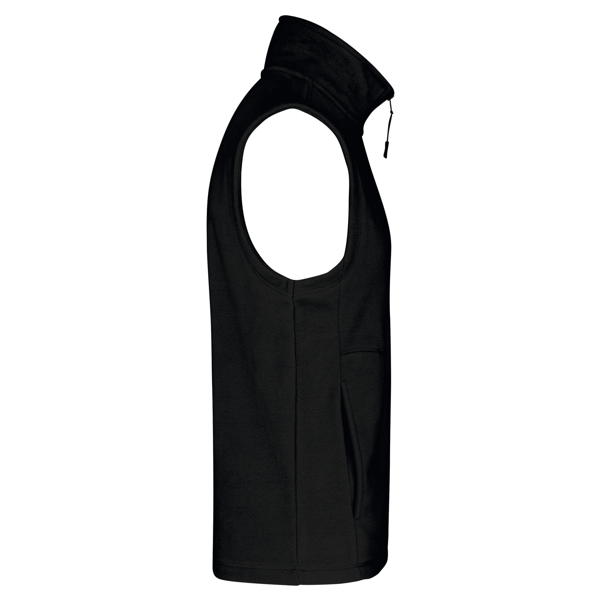 Bodywarmer van microfleece heren