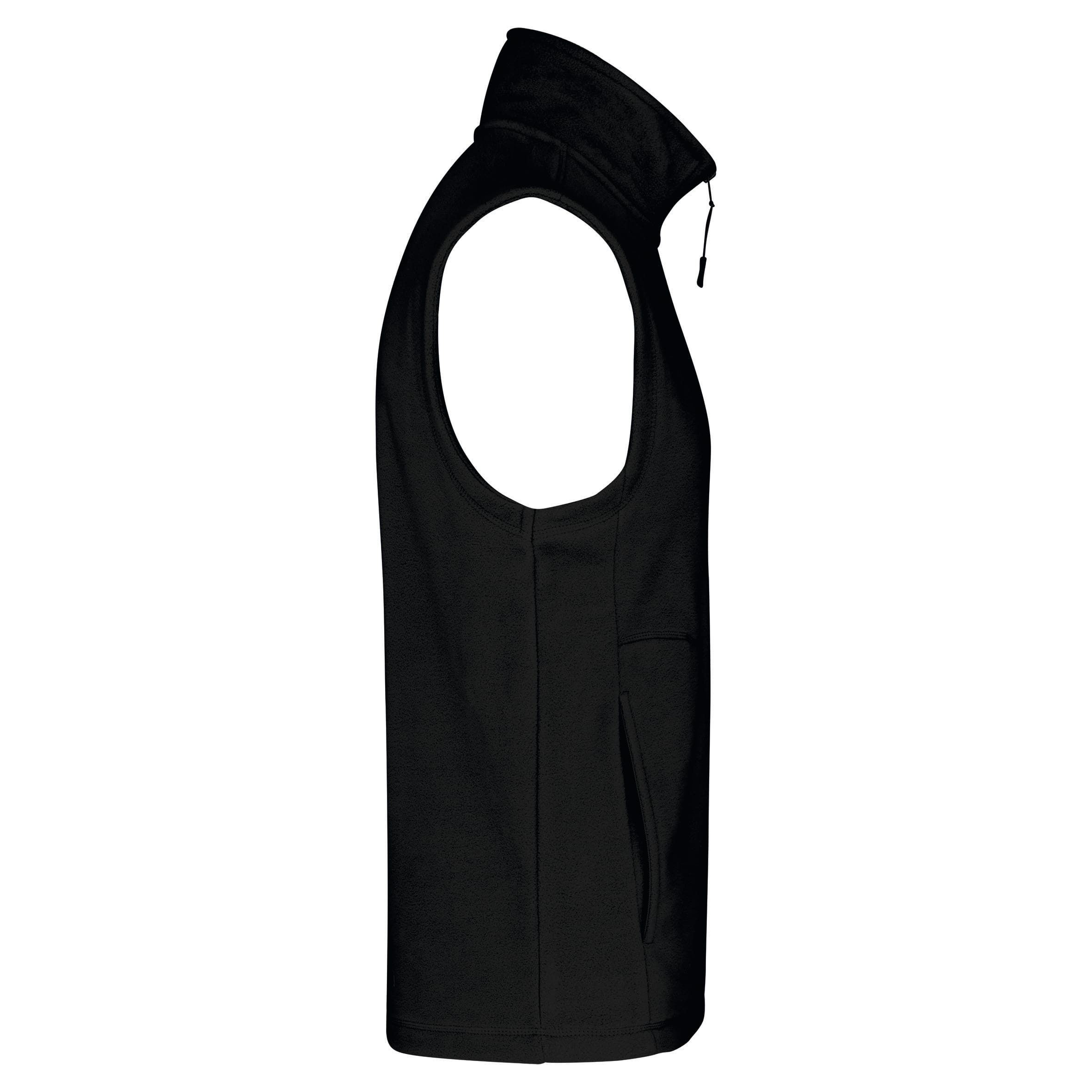 Bodywarmer van microfleece heren