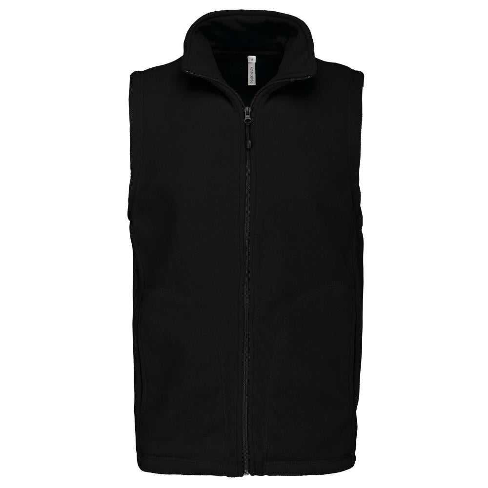 Bodywarmer van microfleece heren
