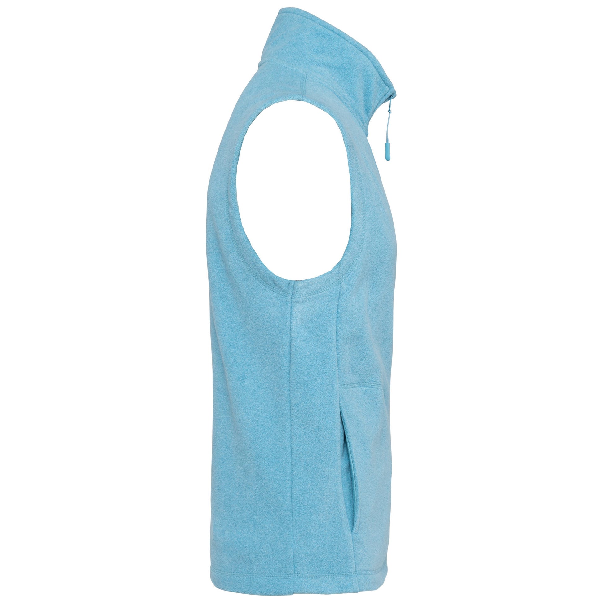 Bodywarmer van microfleece heren