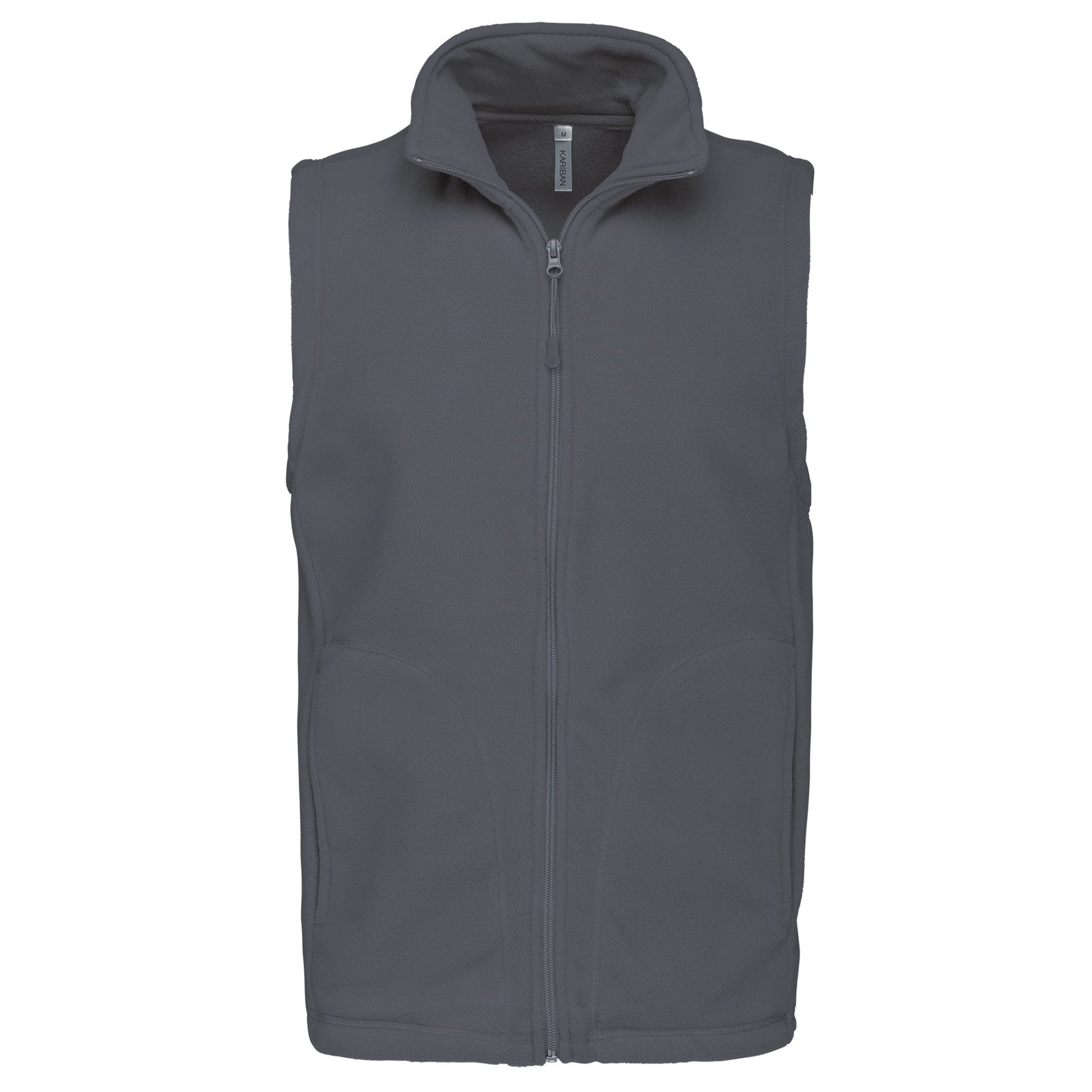 Bodywarmer van microfleece heren