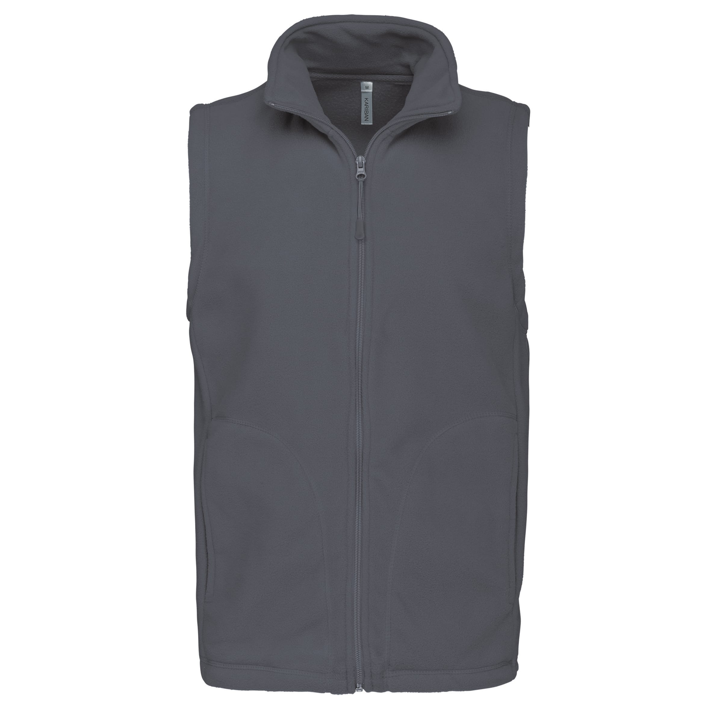 Bodywarmer van microfleece heren