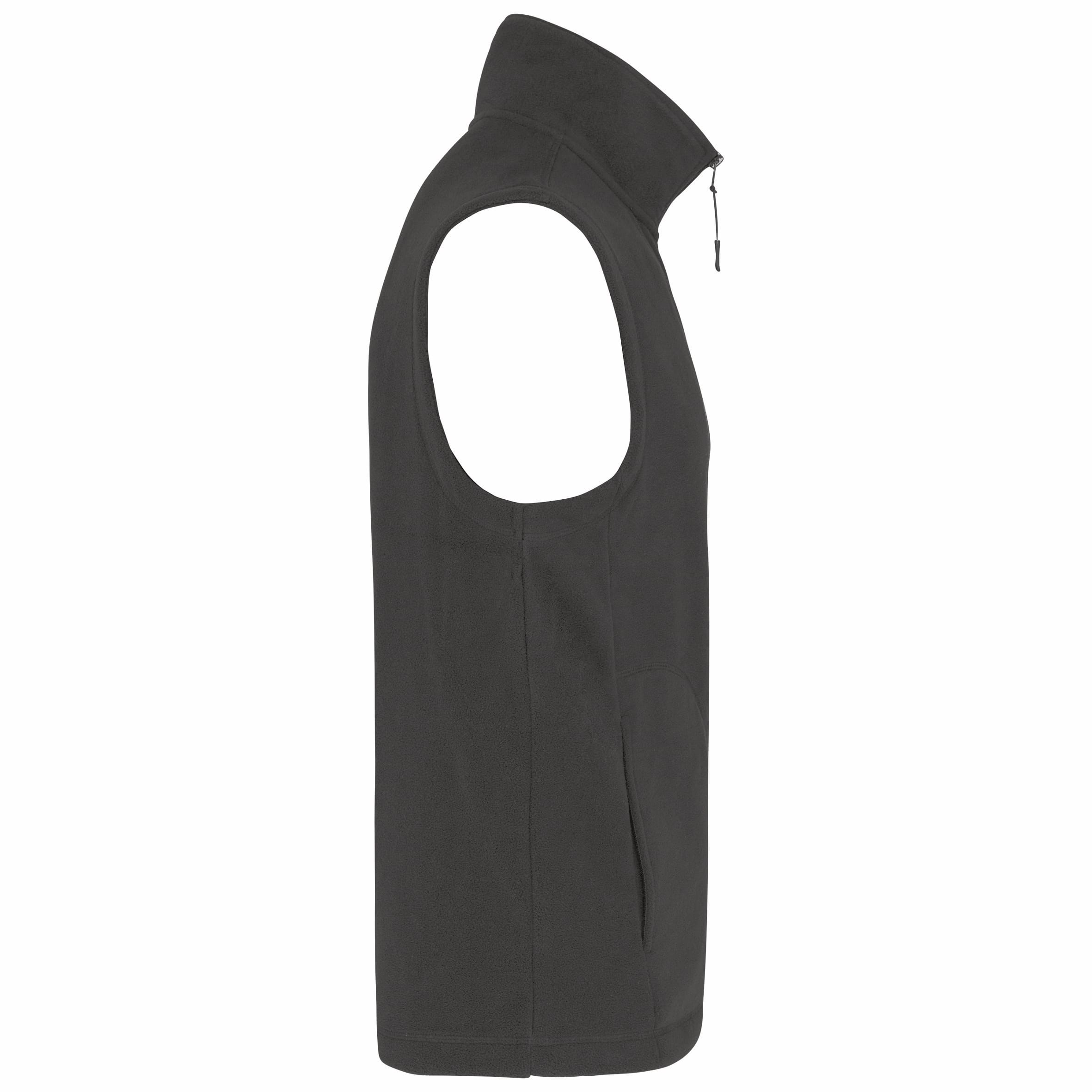 Bodywarmer van microfleece heren