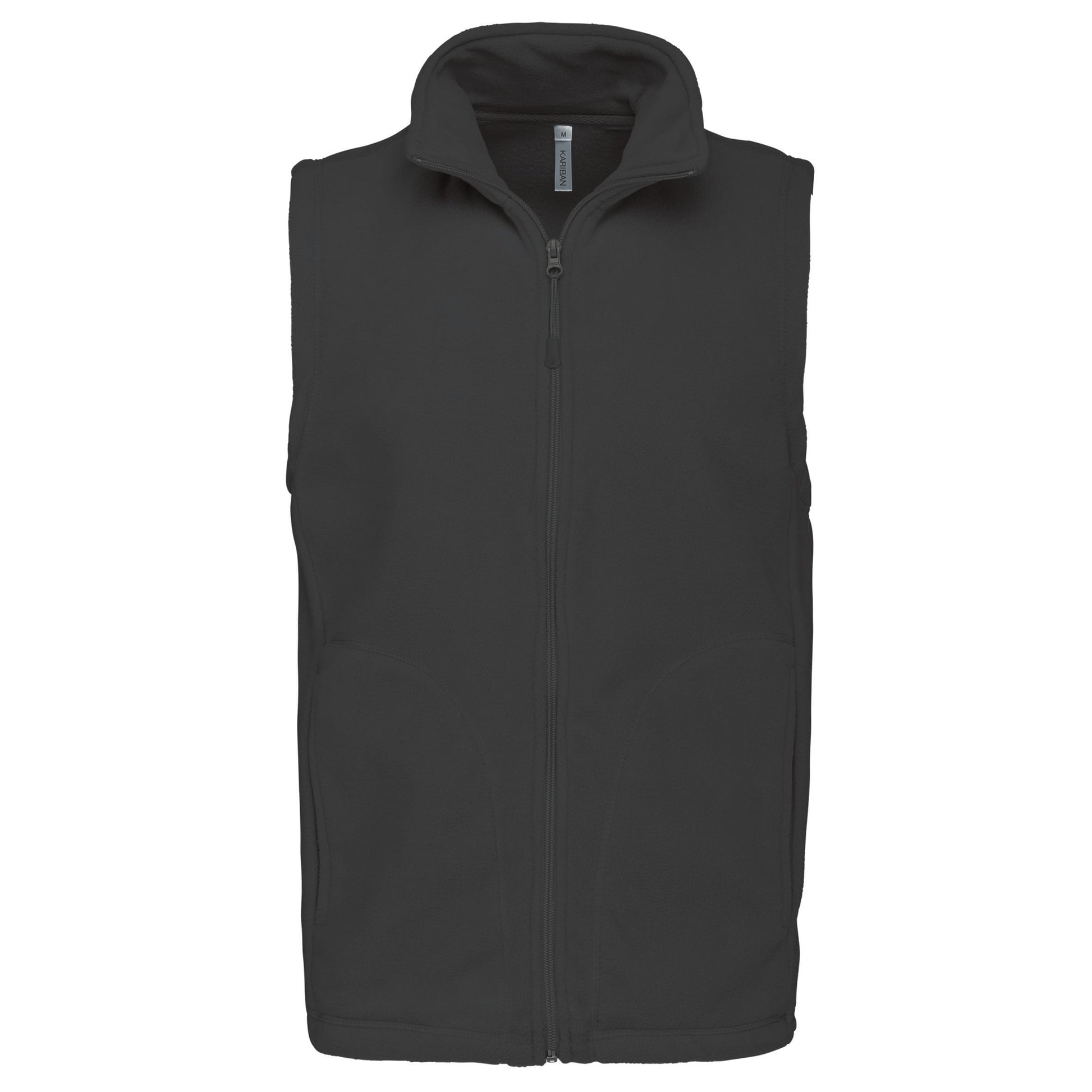 Bodywarmer van microfleece heren