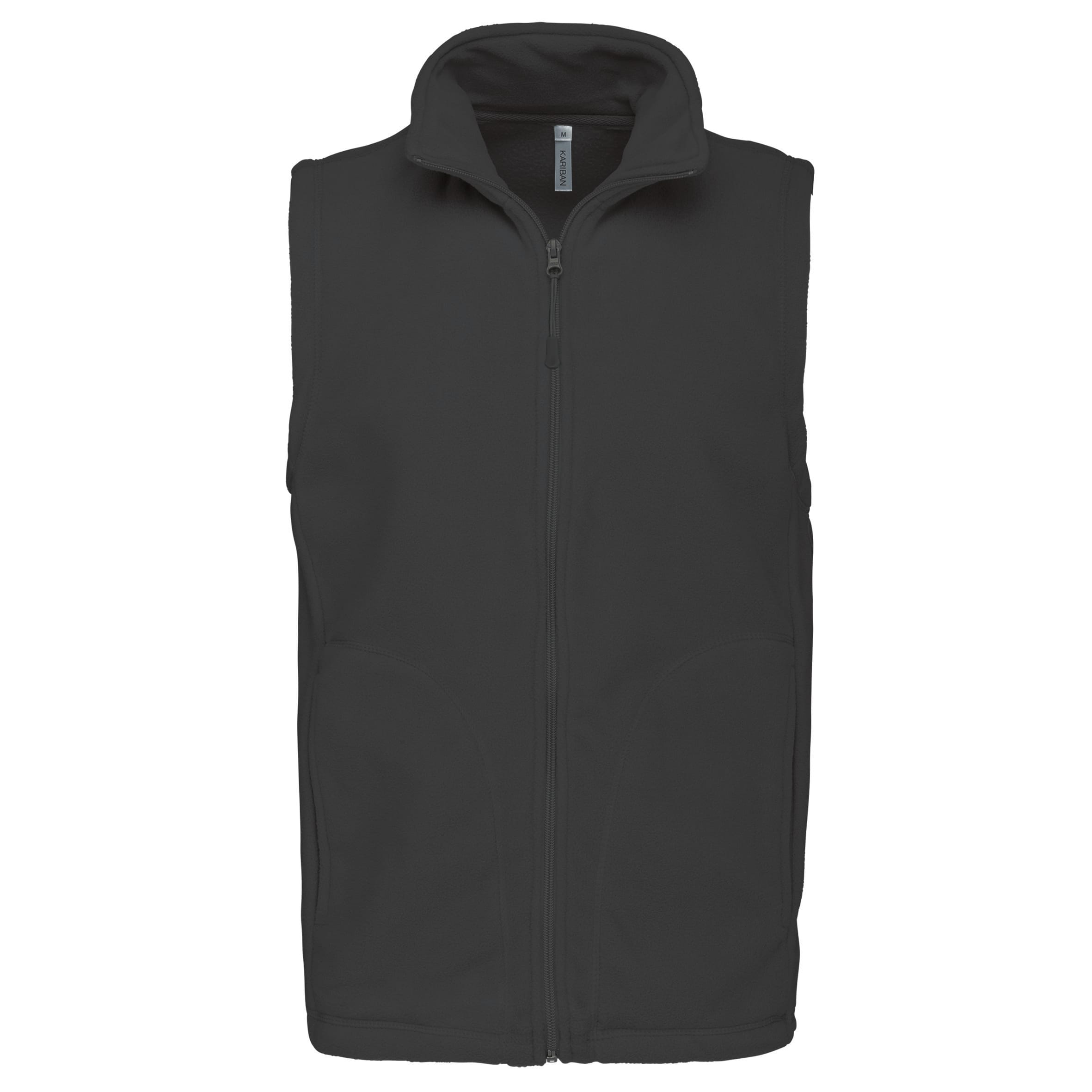 Bodywarmer van microfleece heren