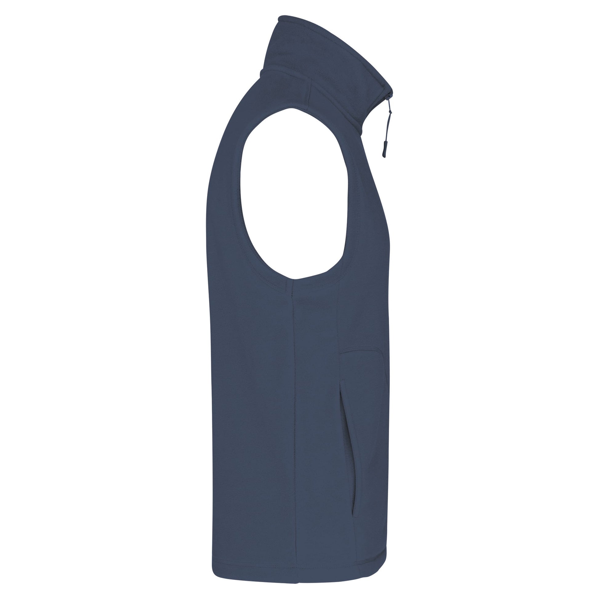Bodywarmer van microfleece heren