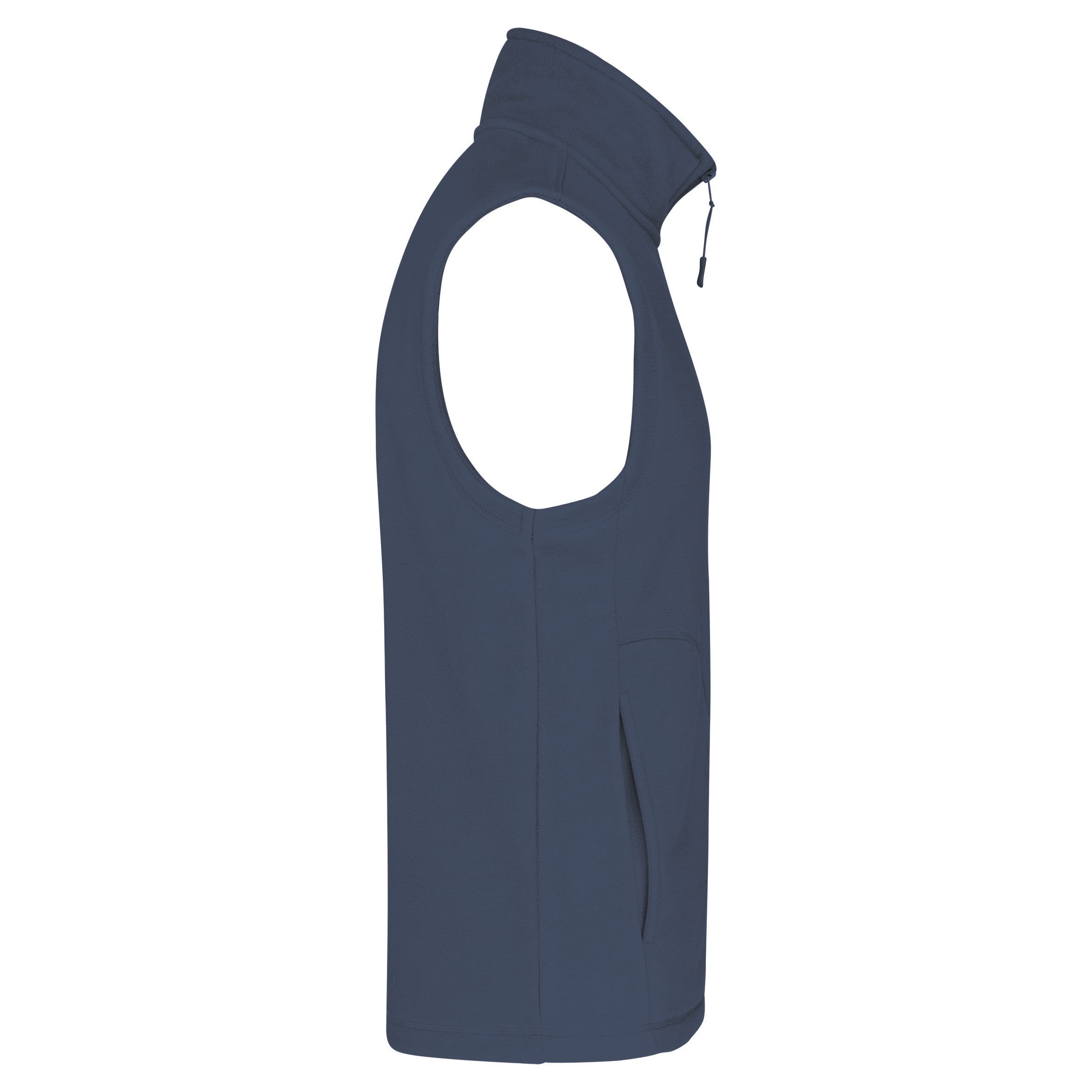Bodywarmer van microfleece heren