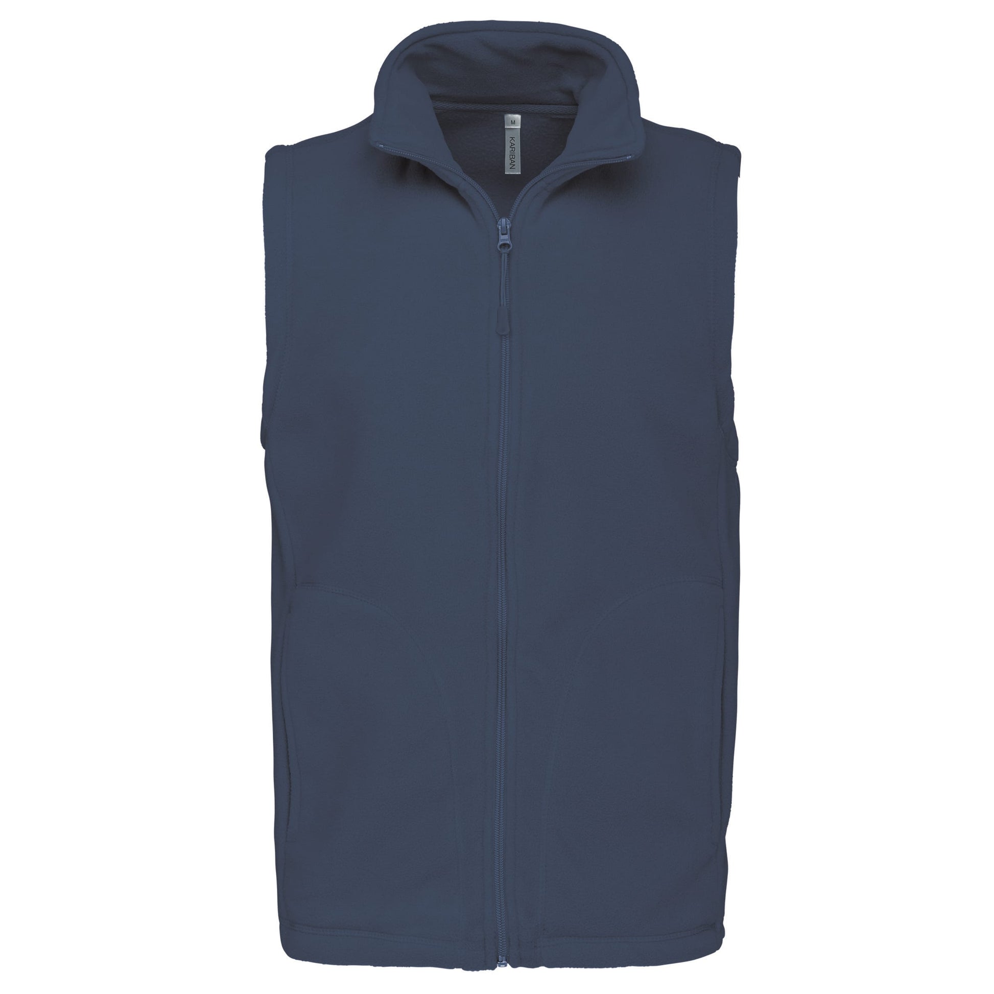 Bodywarmer van microfleece heren