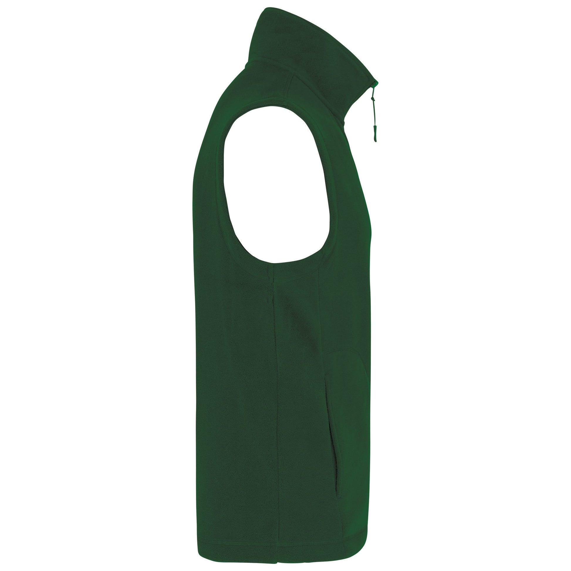 Bodywarmer van microfleece heren