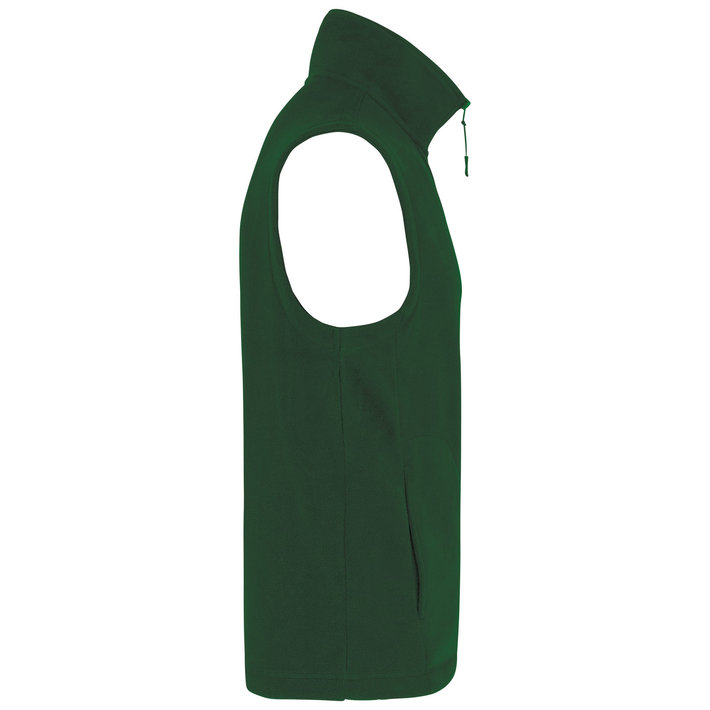 Bodywarmer van microfleece heren