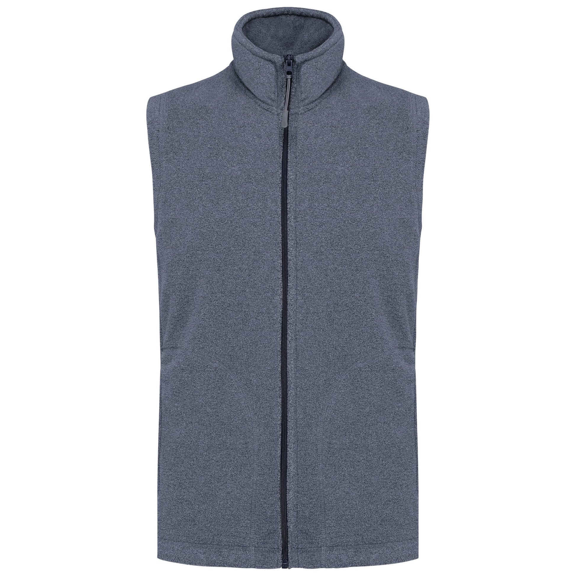 Bodywarmer van microfleece heren