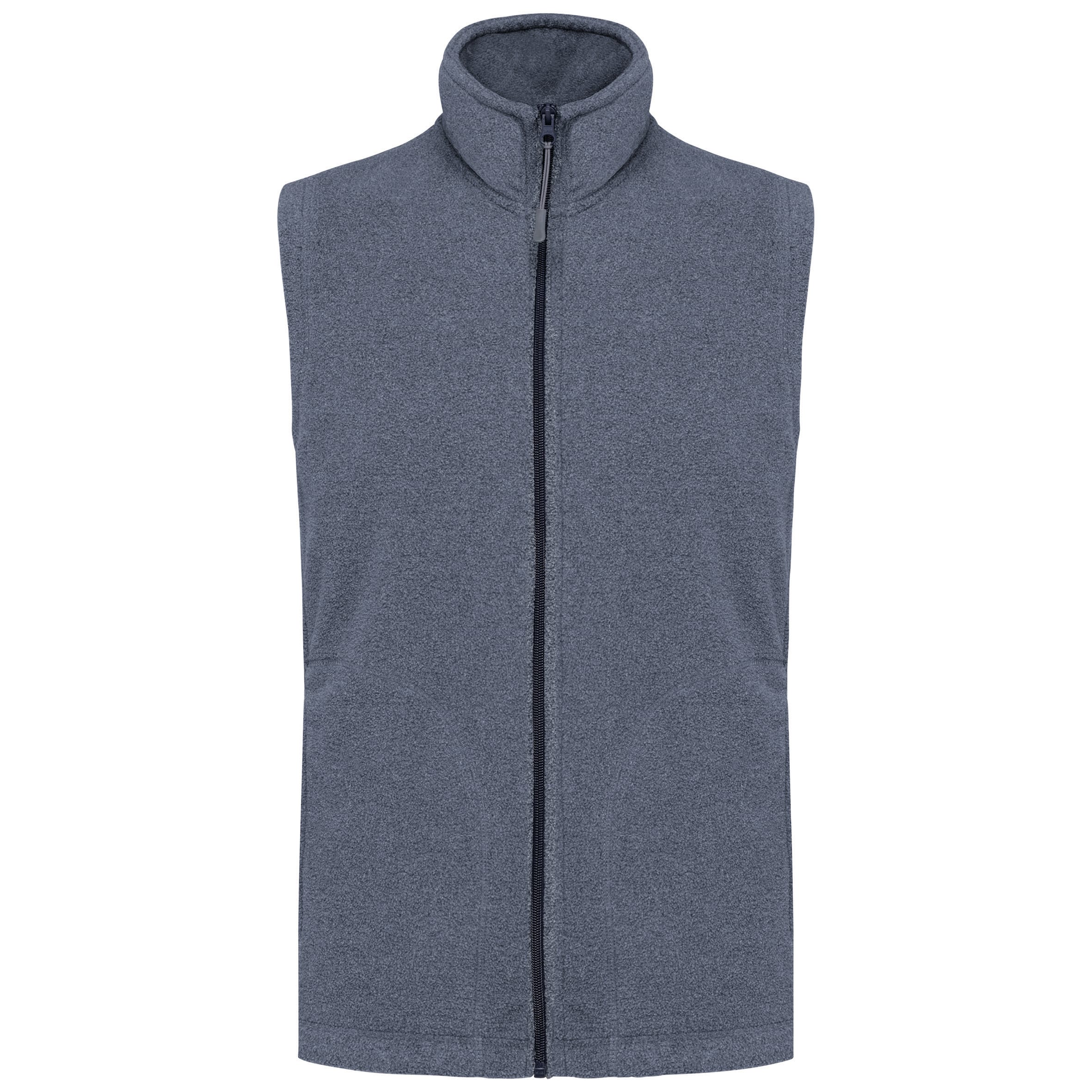 Bodywarmer van microfleece heren