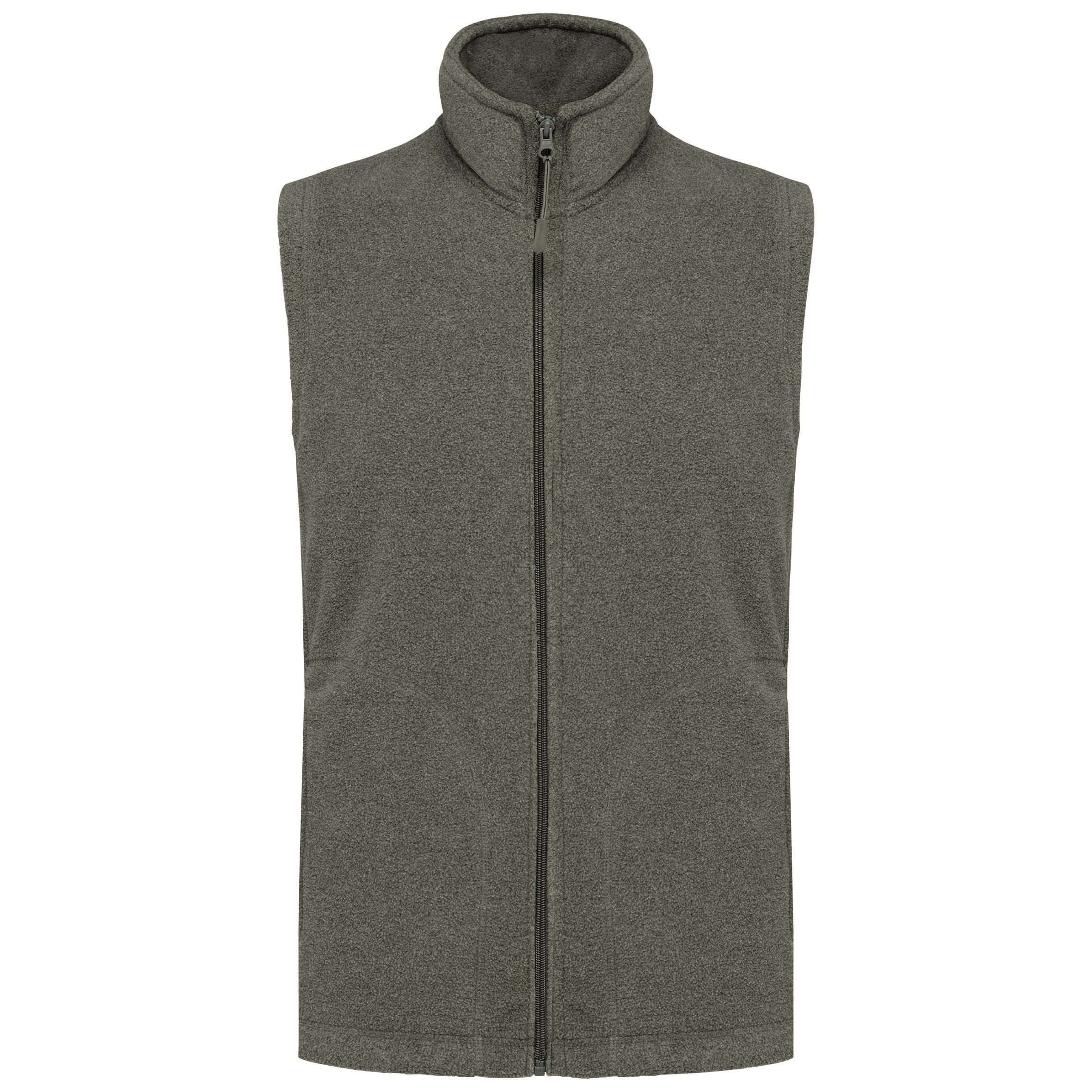 Bodywarmer van microfleece heren