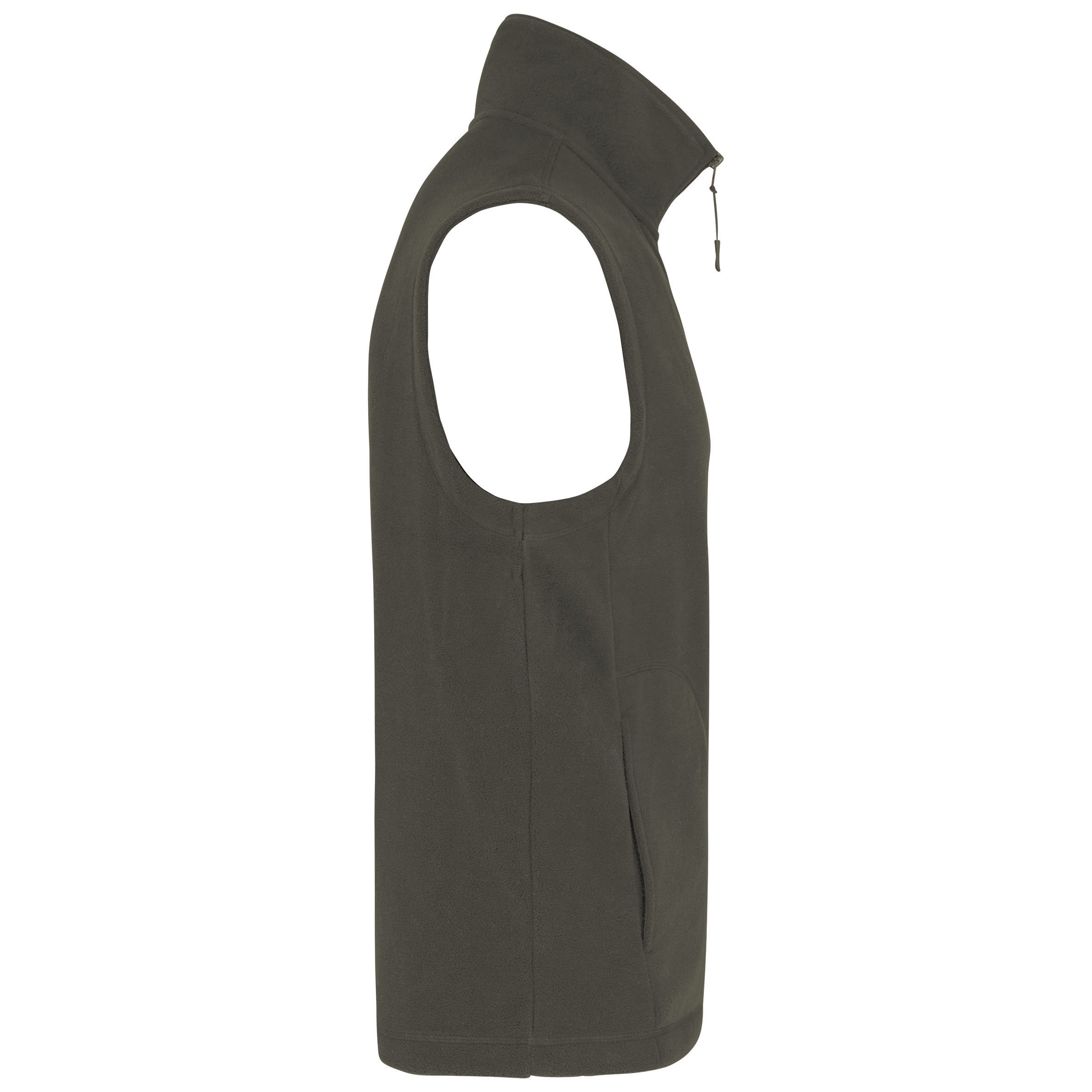 Bodywarmer van microfleece heren