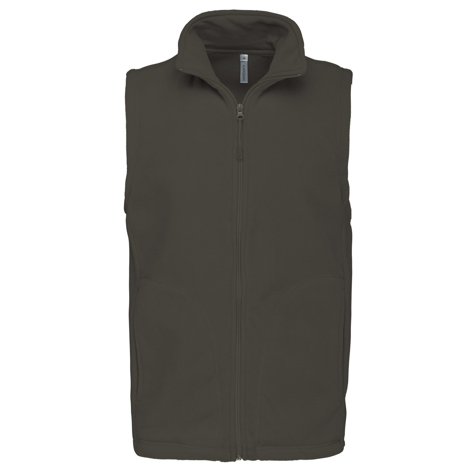 Bodywarmer van microfleece heren