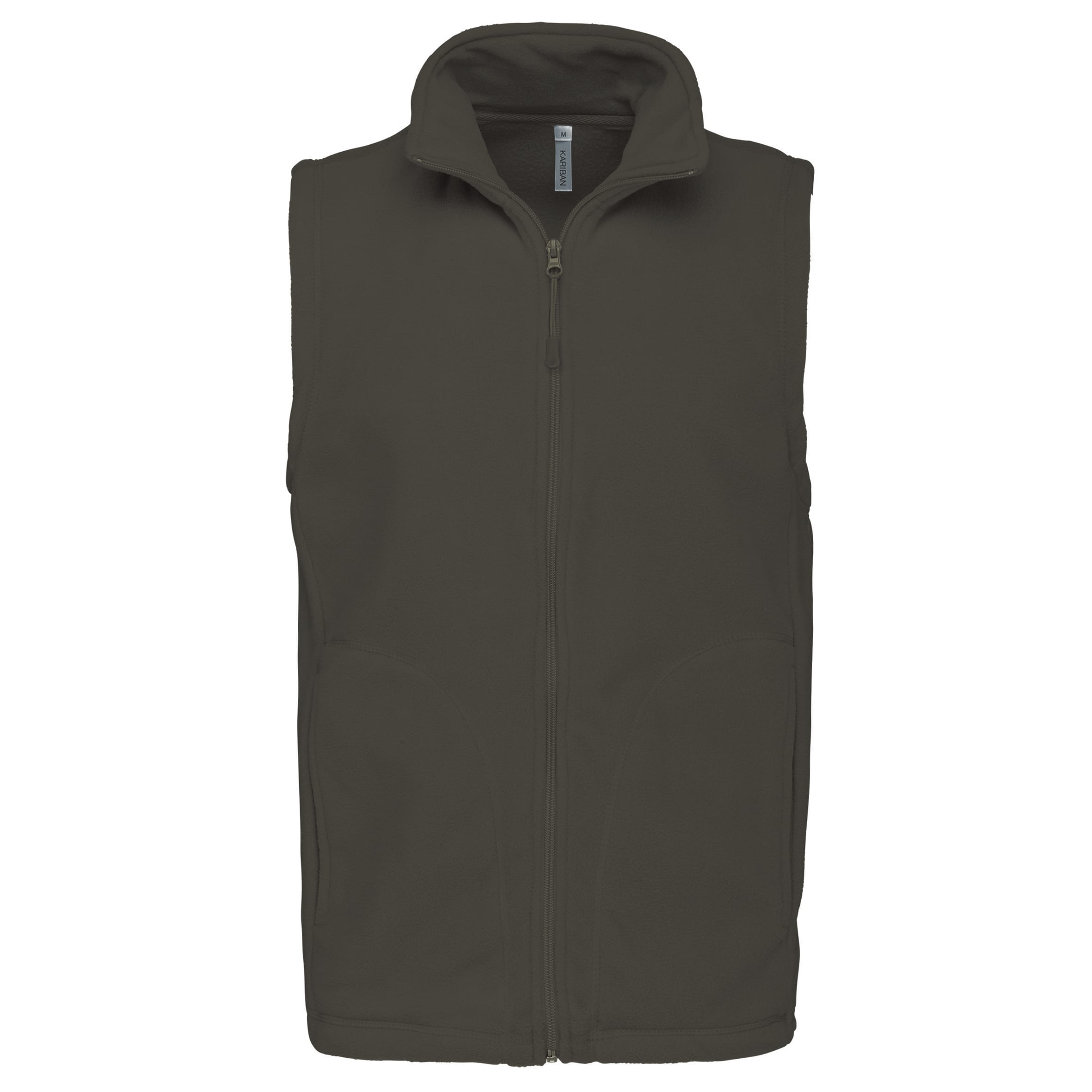 Bodywarmer van microfleece heren