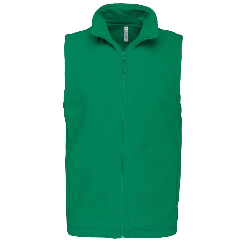Bodywarmer van microfleece heren