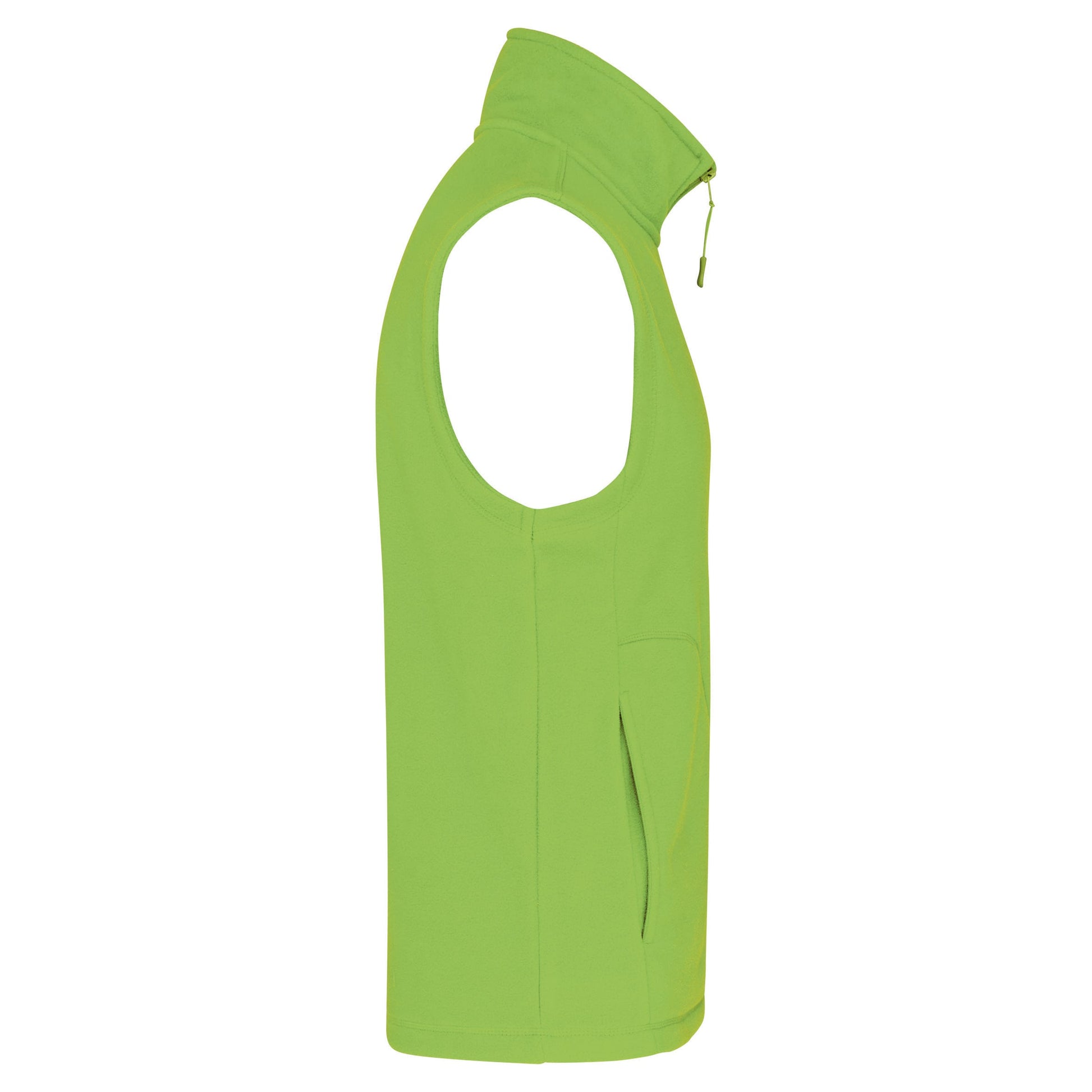 Bodywarmer van microfleece heren