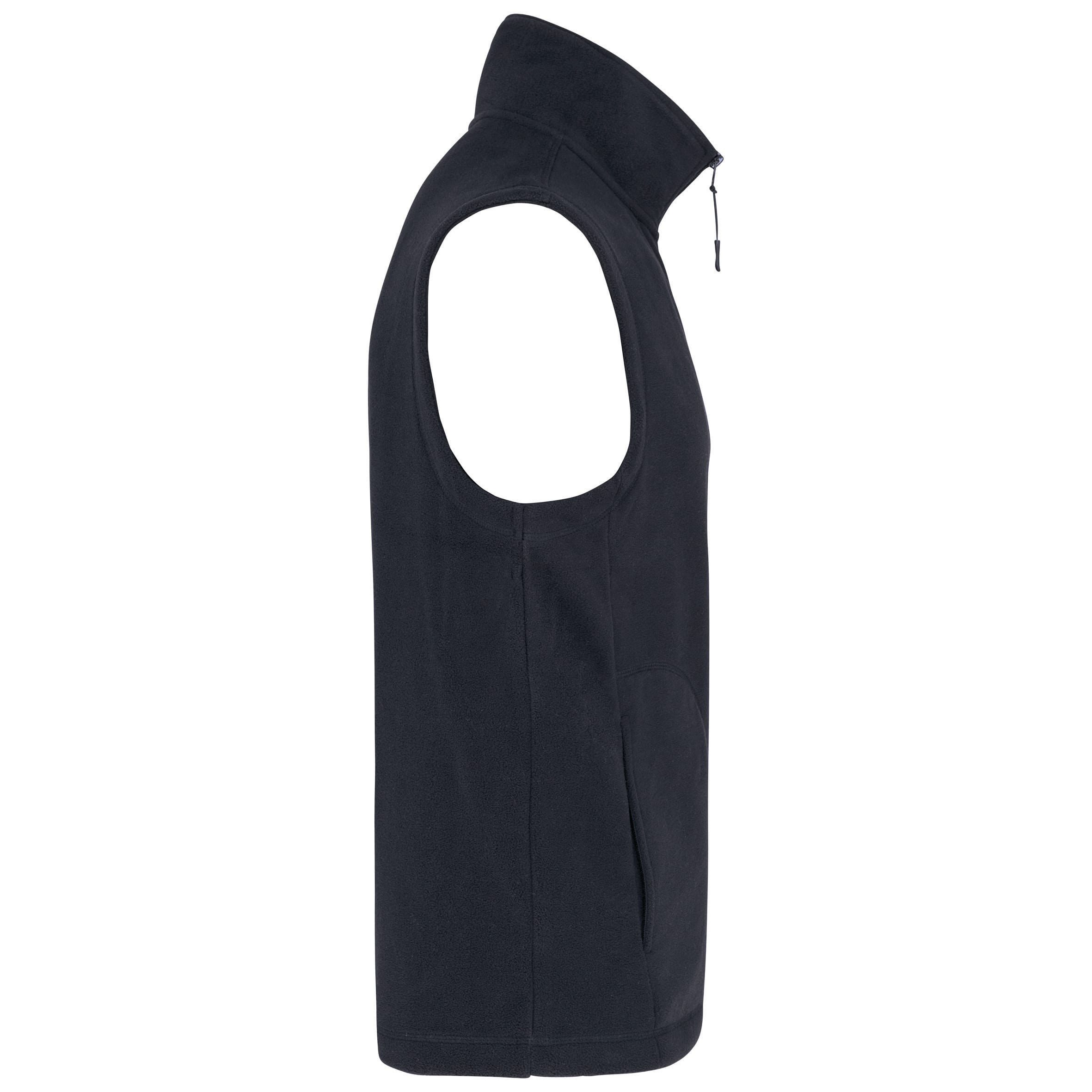 Bodywarmer van microfleece heren