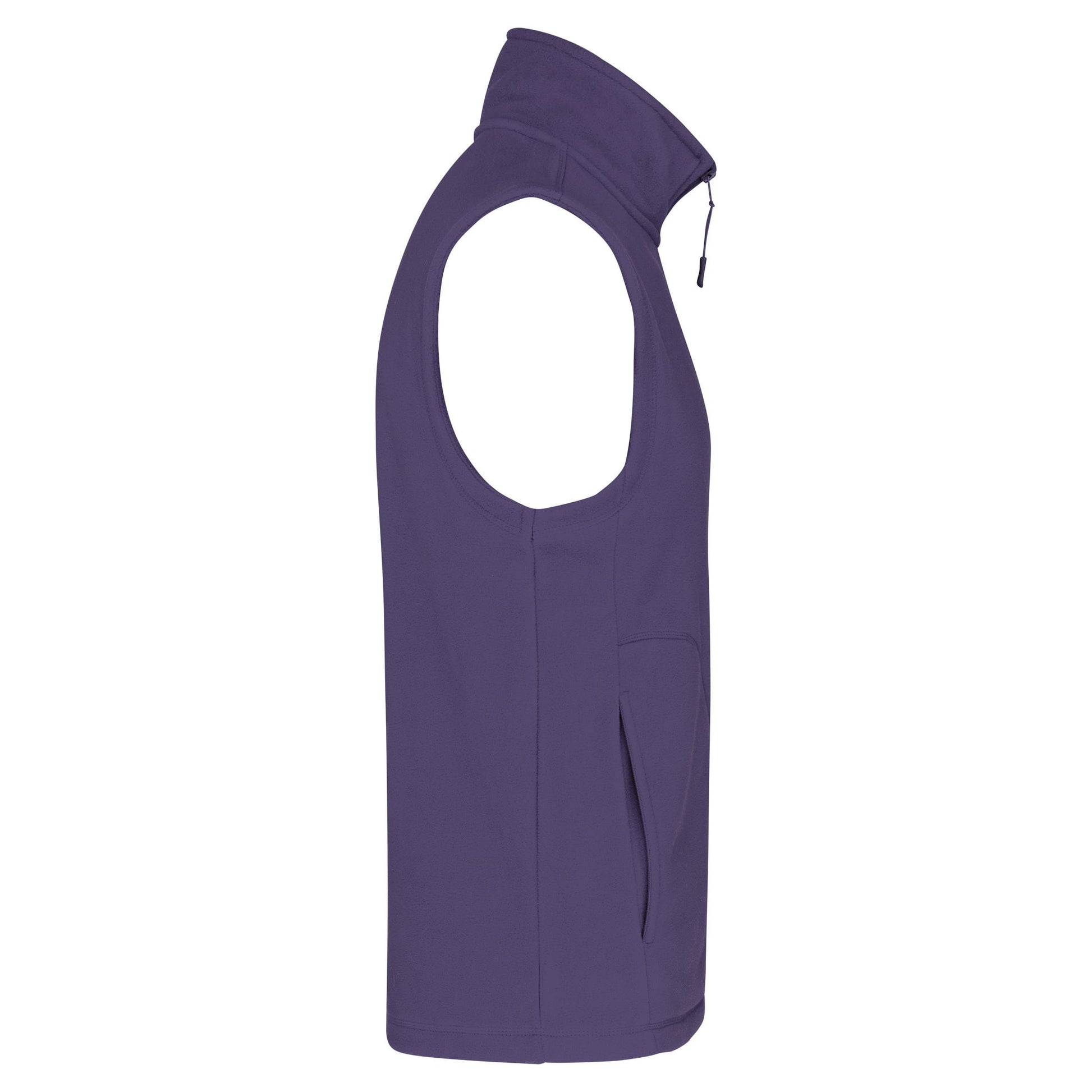 Bodywarmer van microfleece heren