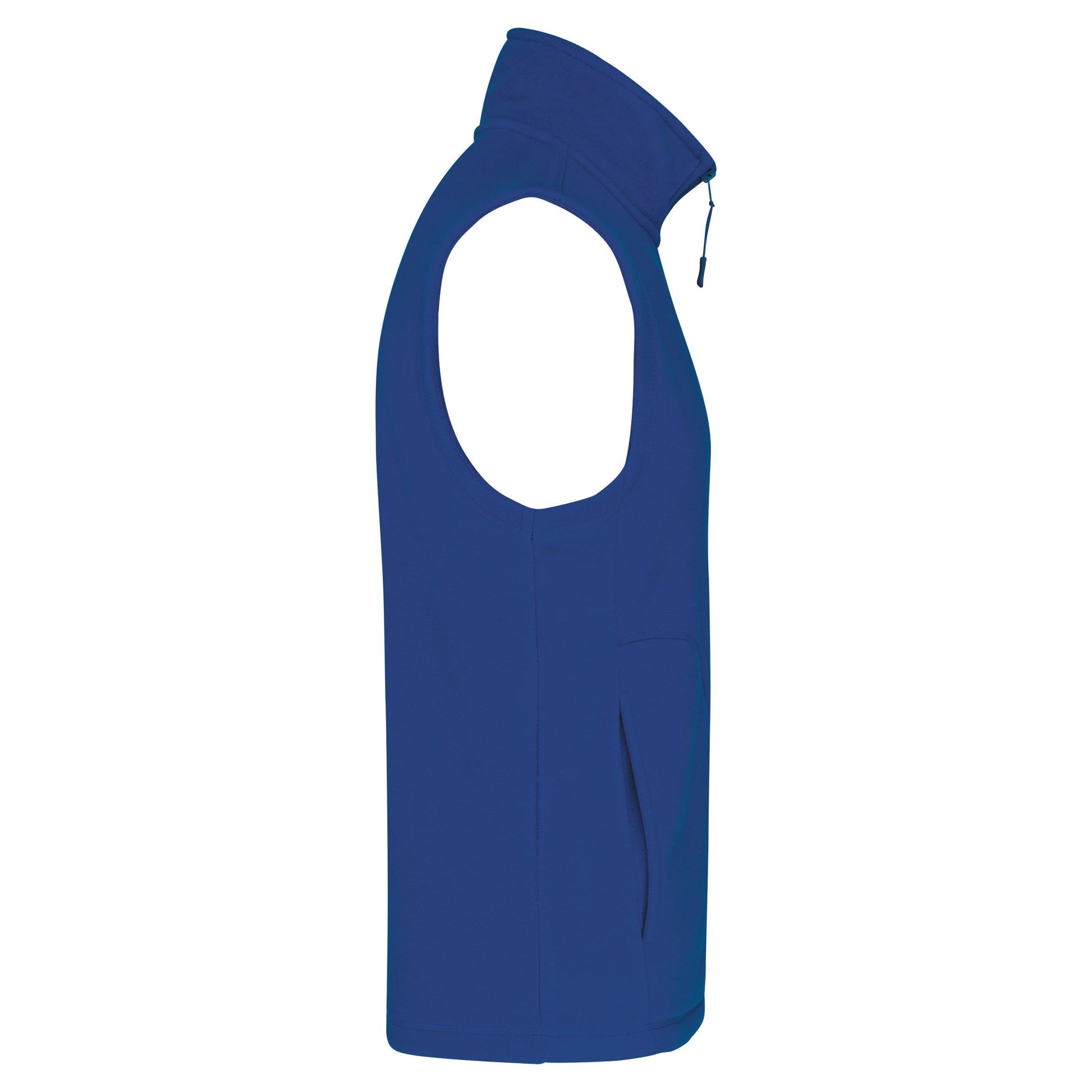 Bodywarmer van microfleece heren