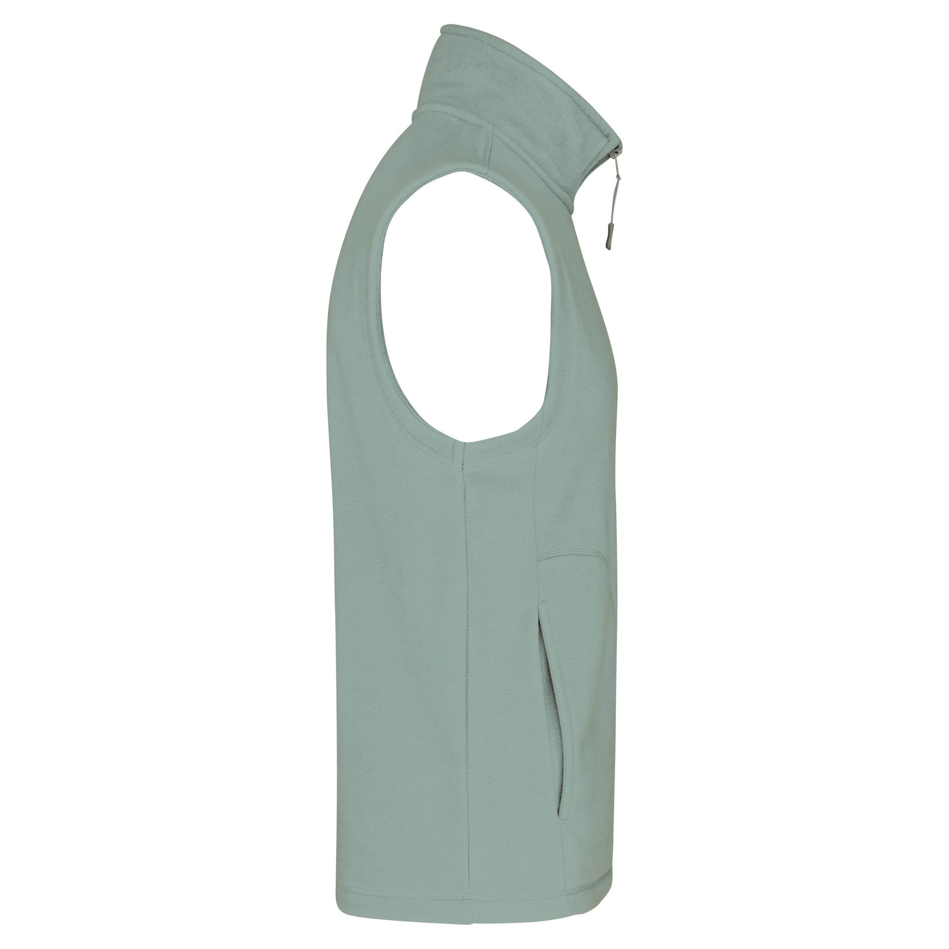 Bodywarmer van microfleece heren