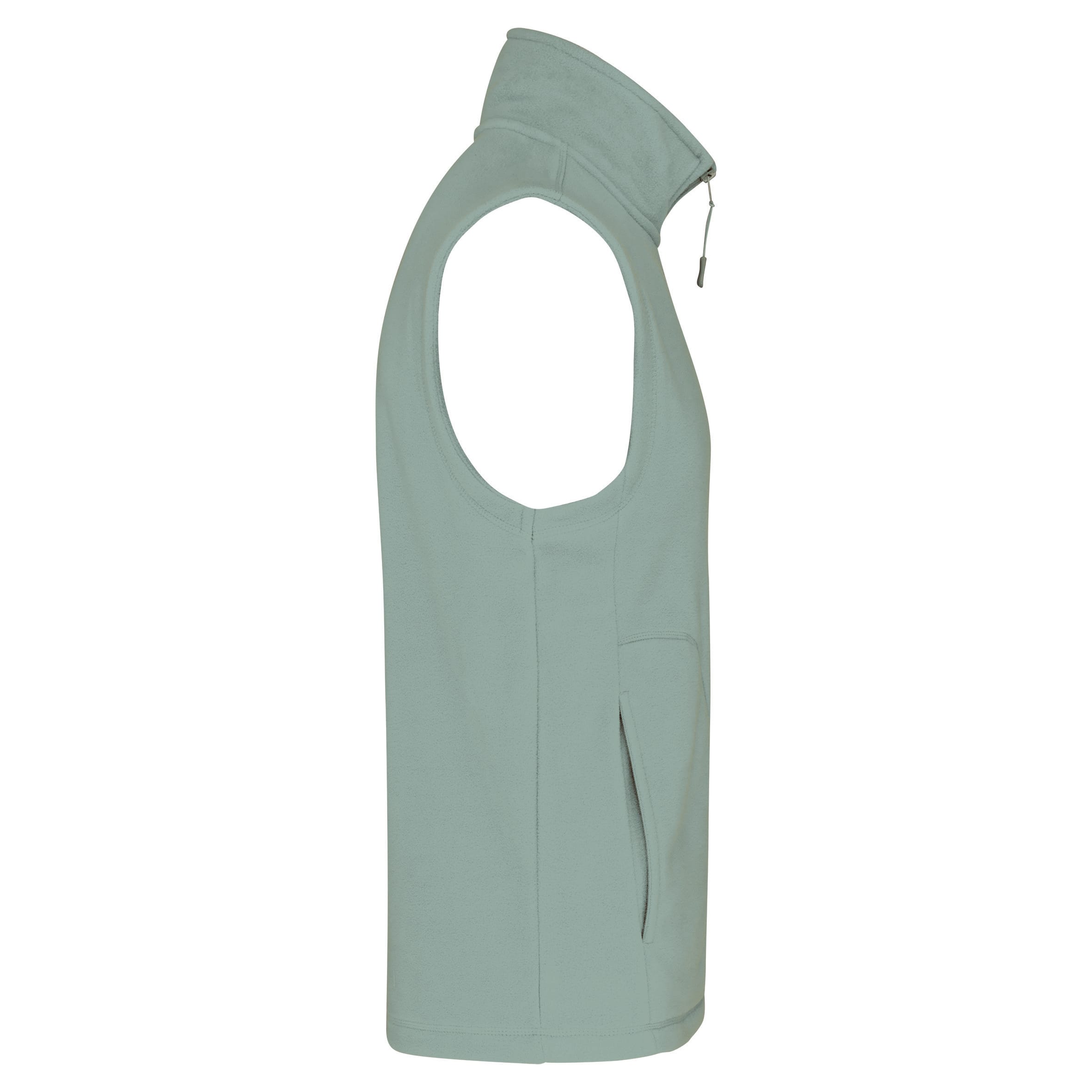 Bodywarmer van microfleece heren