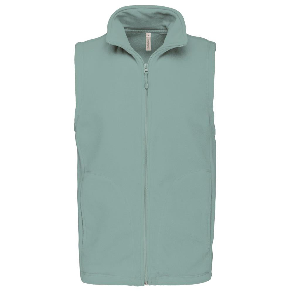Bodywarmer van microfleece heren