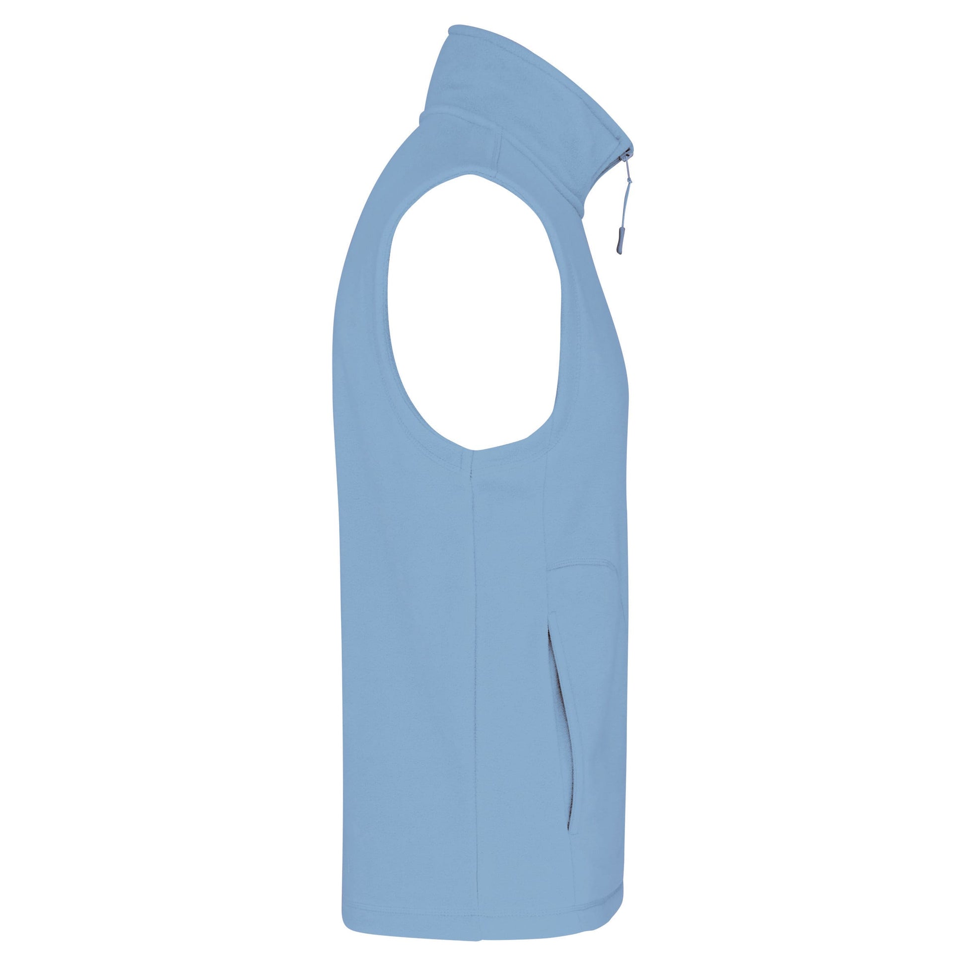 Bodywarmer van microfleece heren