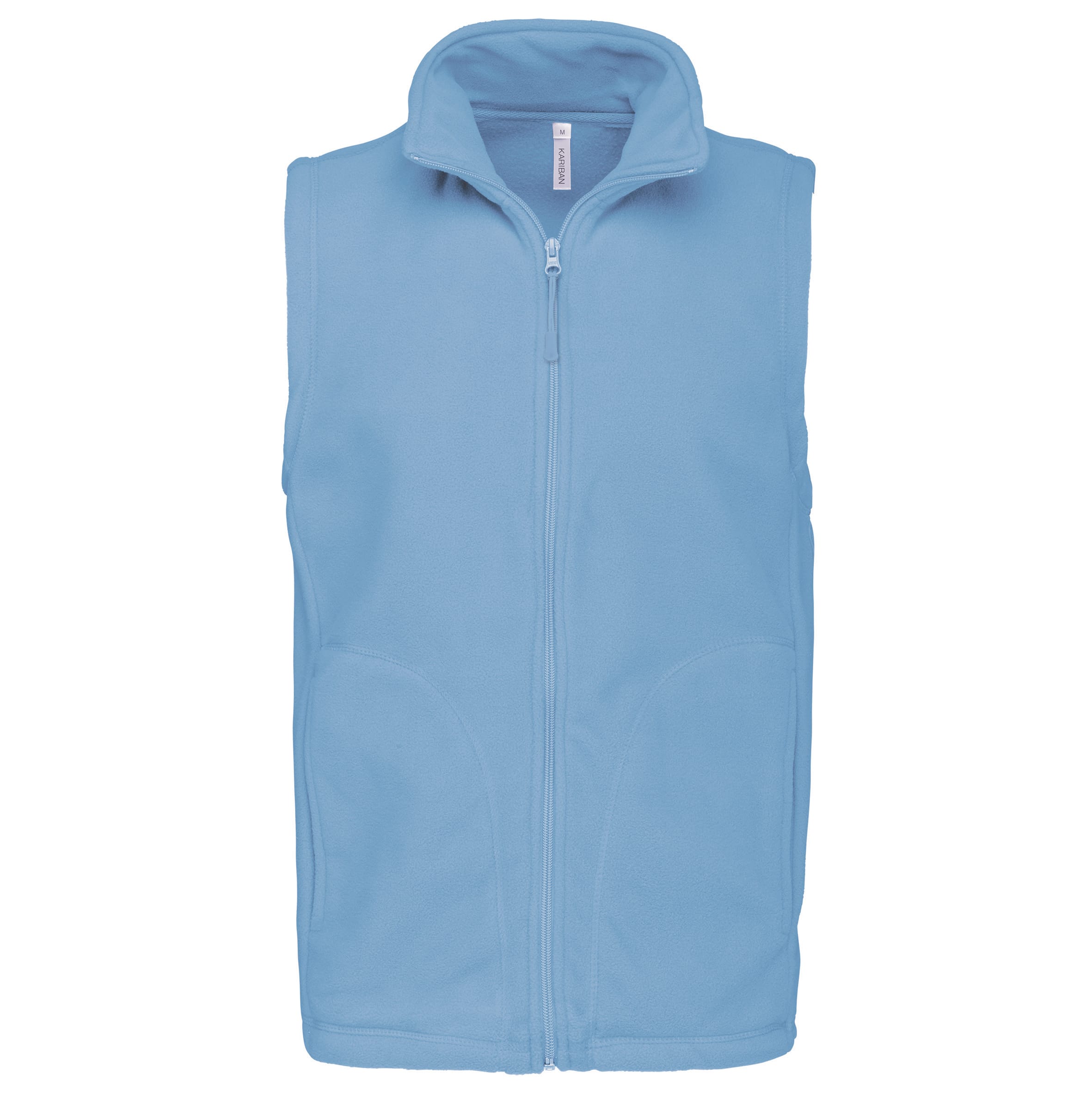 Bodywarmer van microfleece heren