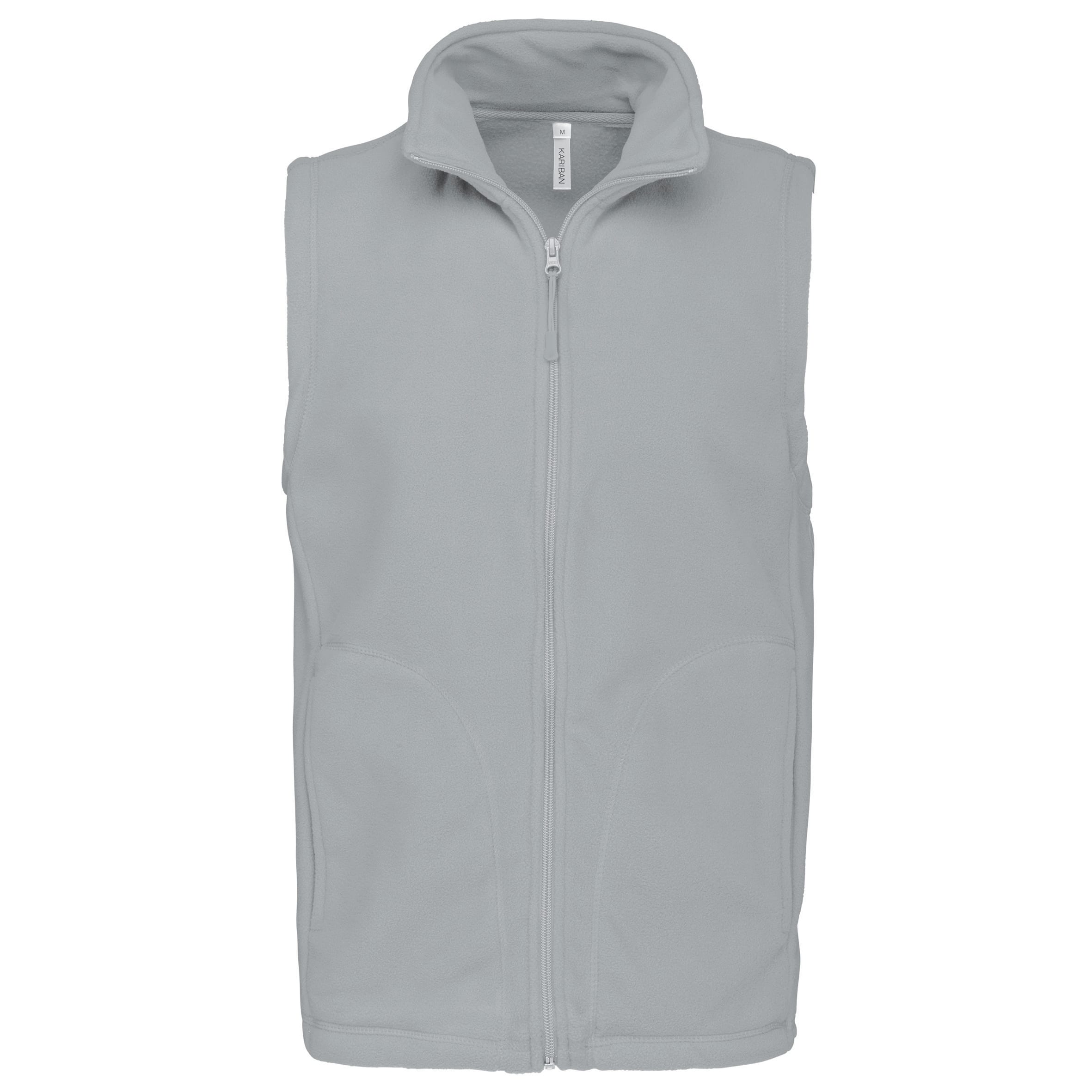 Bodywarmer van microfleece heren