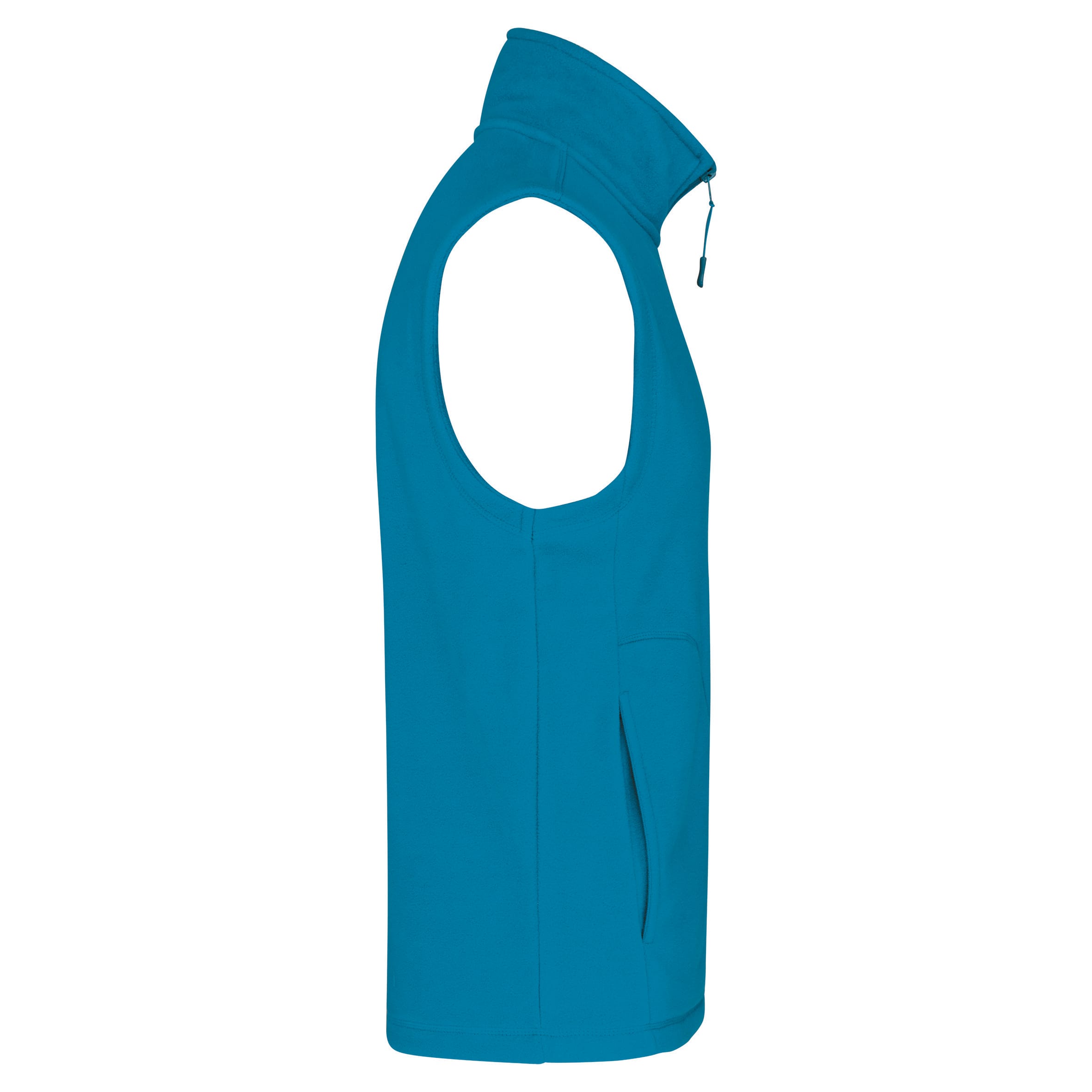 Bodywarmer van microfleece heren