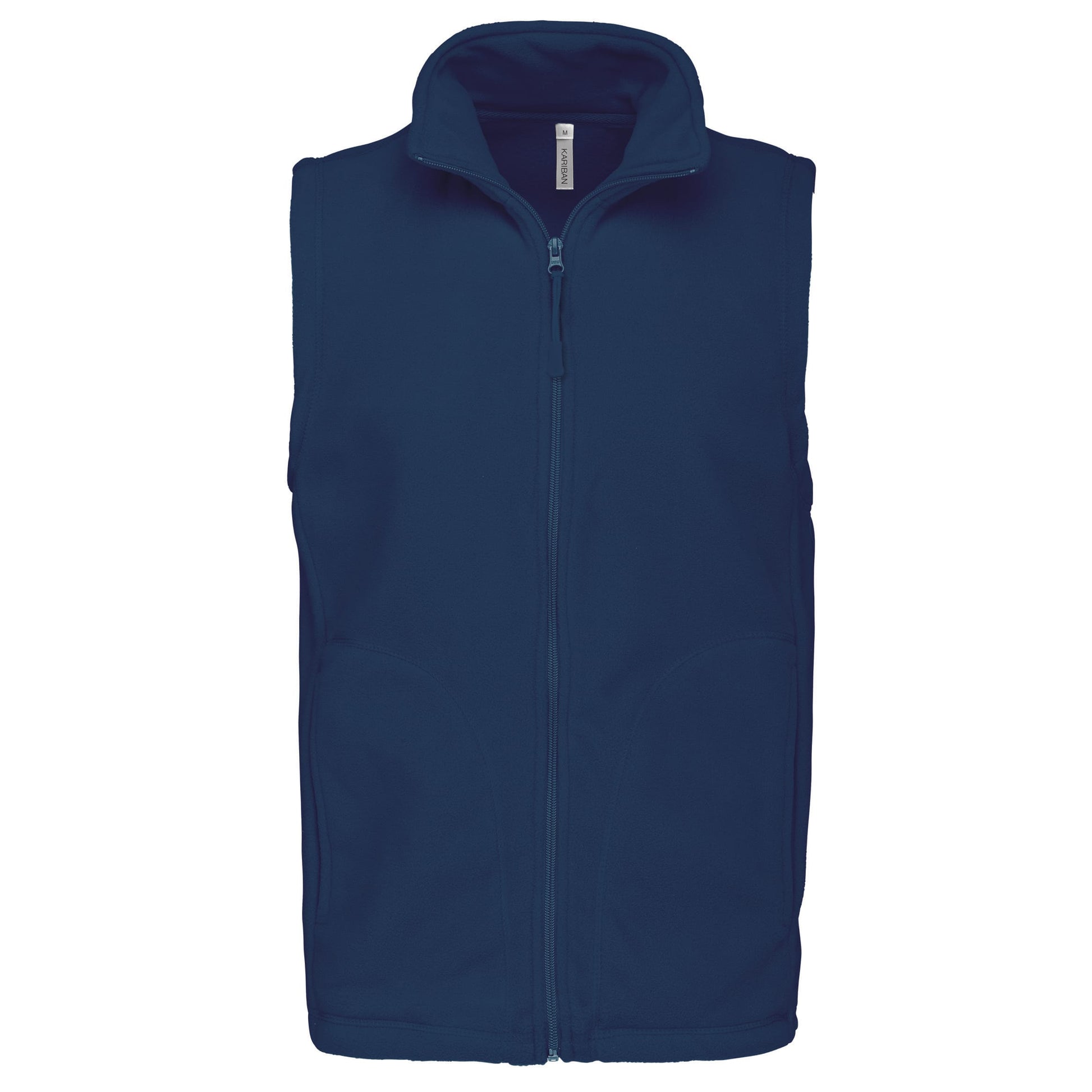 Bodywarmer van microfleece heren