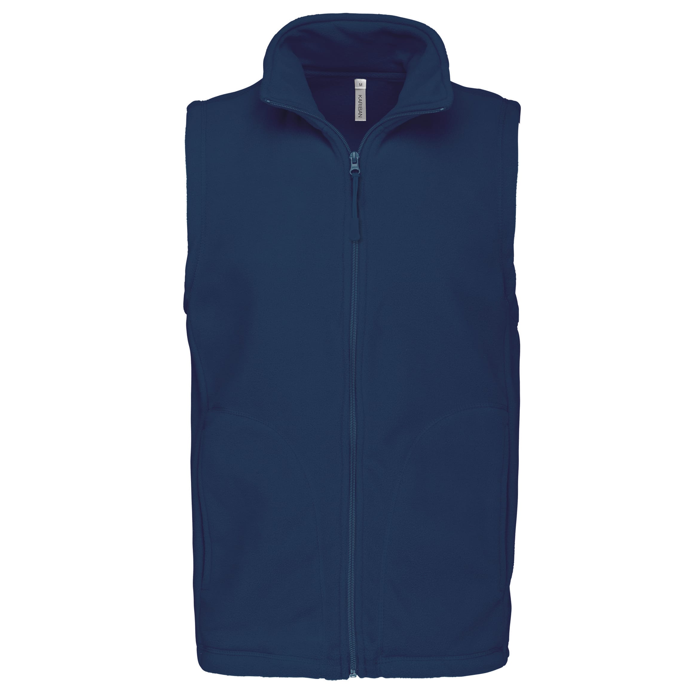 Bodywarmer van microfleece heren