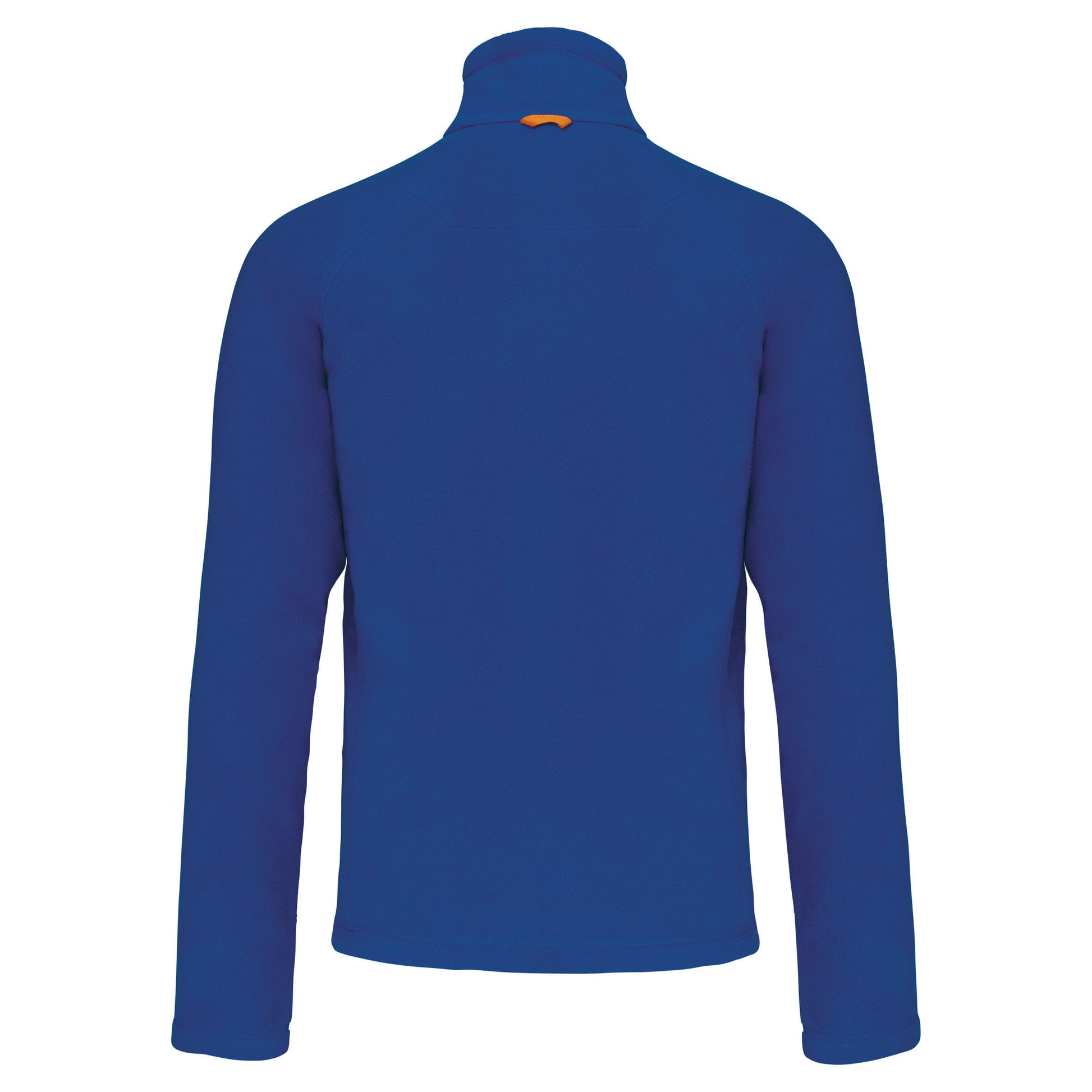 Microfleece met rits en raglanmouwen heren