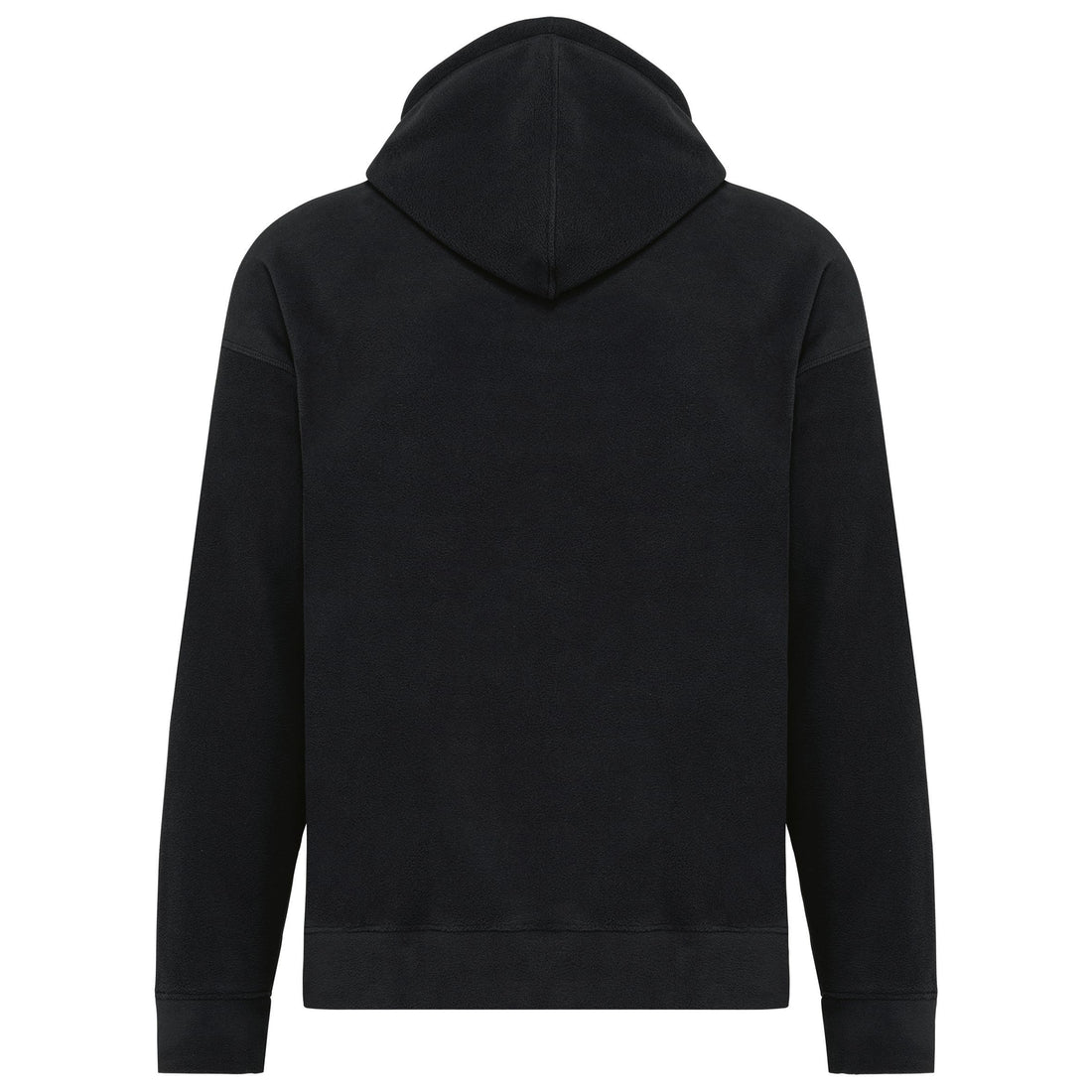 Oversized uniseks sweater met capuchon van gerecycled fleece