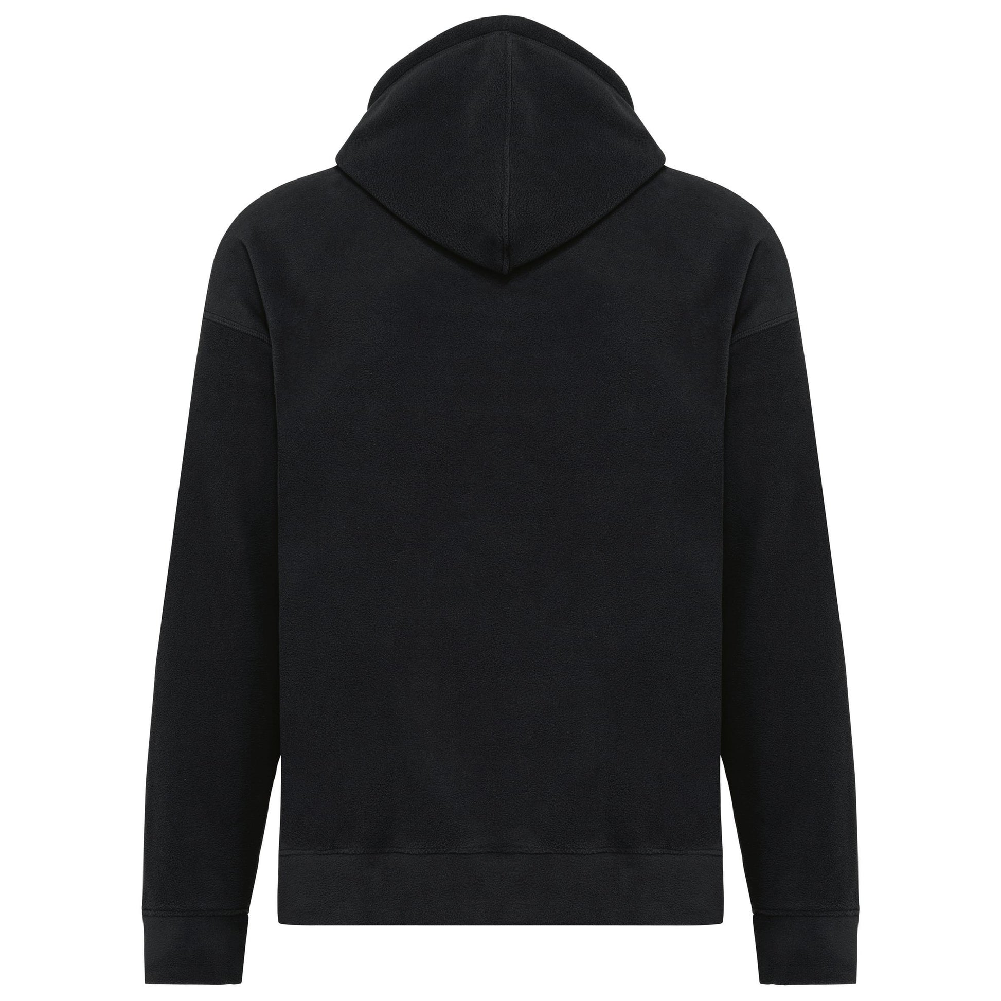 Oversized uniseks sweater met capuchon van gerecycled fleece