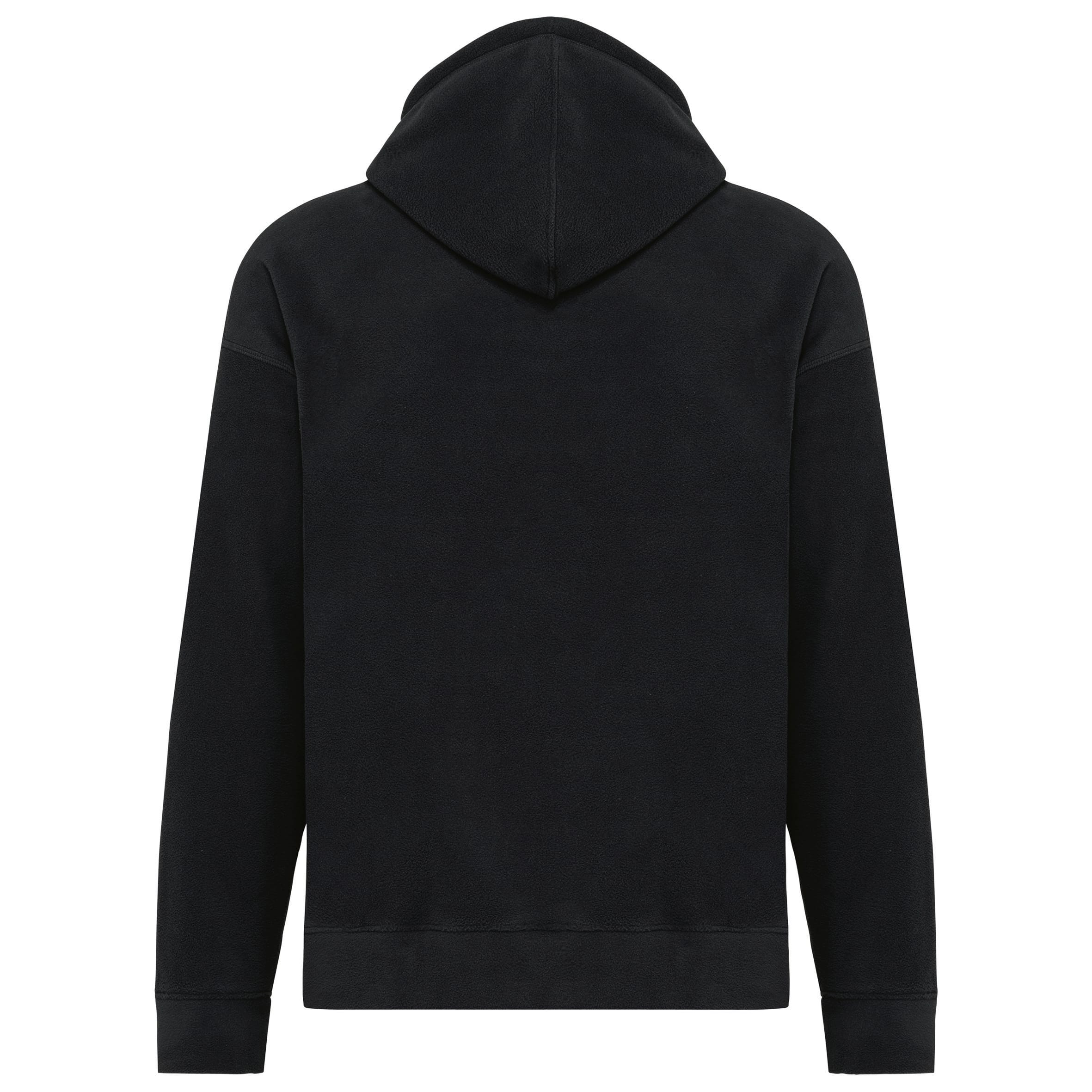 Oversized uniseks sweater met capuchon van gerecycled fleece